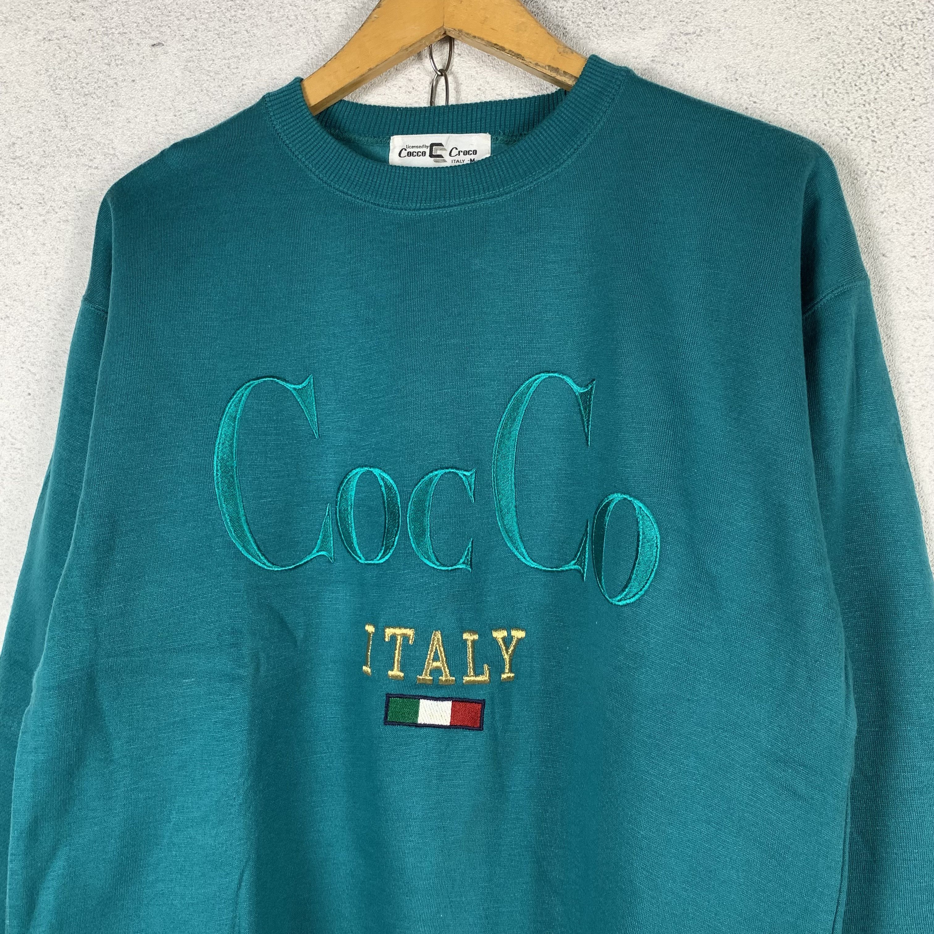 Vintage Vintage Cocco Croco Italy Sweatshirt Crewneck Size US M / EU 48-50 / 2 - 2 Thumbnail