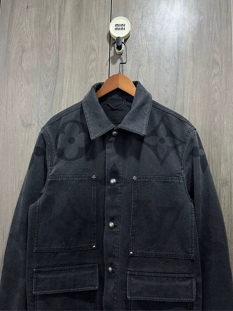 Louis Vuitton Louis Vuitton Louis Vuitton Dark Pattern Denim Jacket-2506 Size US L / EU 52-54 / 3 - 2 Thumbnail