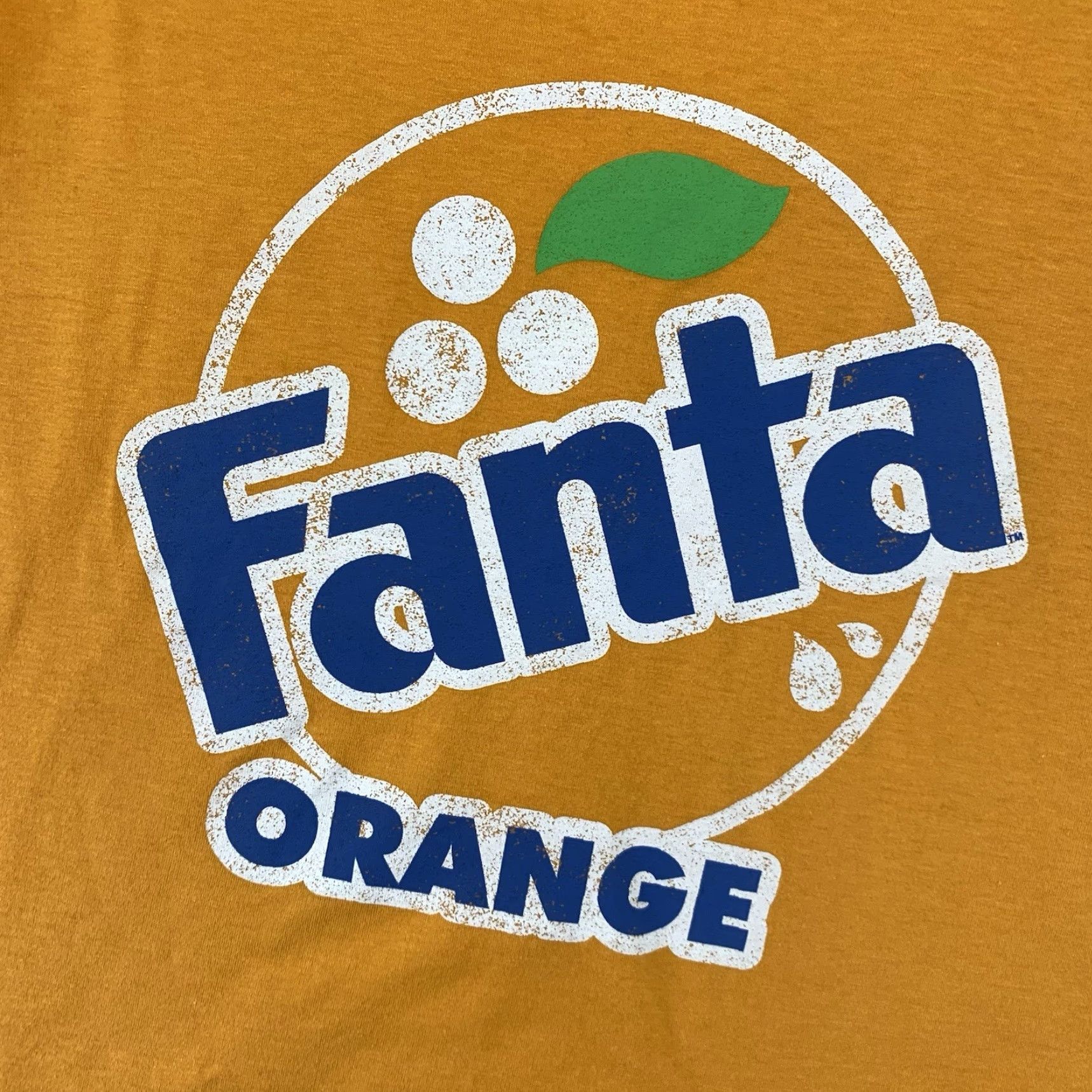 Vintage Women's Fanta Graphic Orange T Shirt Large Super Thin Lightweight Cropped Size L / US 10 / IT 46 - 5 Thumbnail