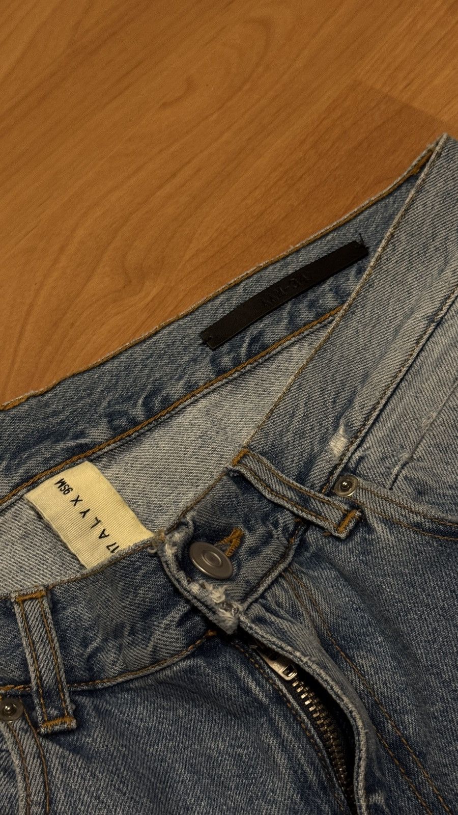 1017 ALYX 9SM Alyx Thorn Slash Denim Size US 34 / EU 50 - 4 Thumbnail
