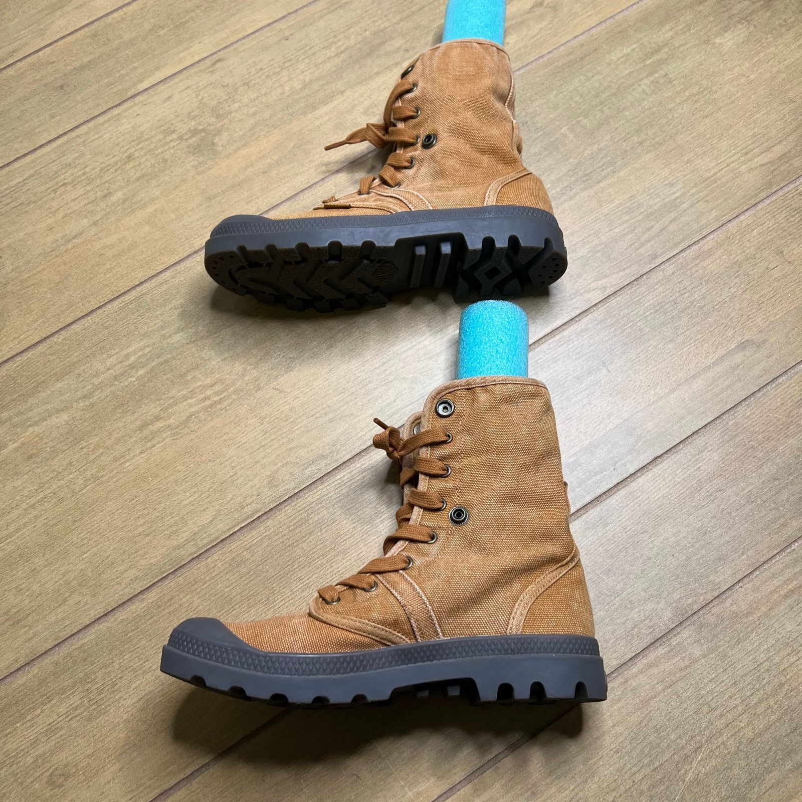 Palladium Palladium Pampa Hi Canvas Boots Brown Lace Up Military 7.5 Size US 7.5 / EU 40-41 - 10 Thumbnail