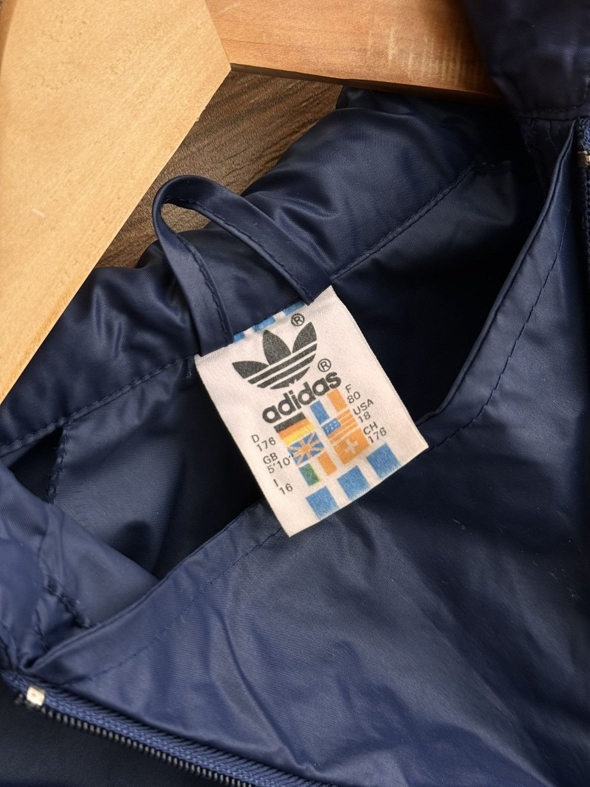 Adidas Vintage Adidas Made in West Germany 80’s Nylon Rain Coat Size US L / EU 52-54 / 3 - 11 Thumbnail