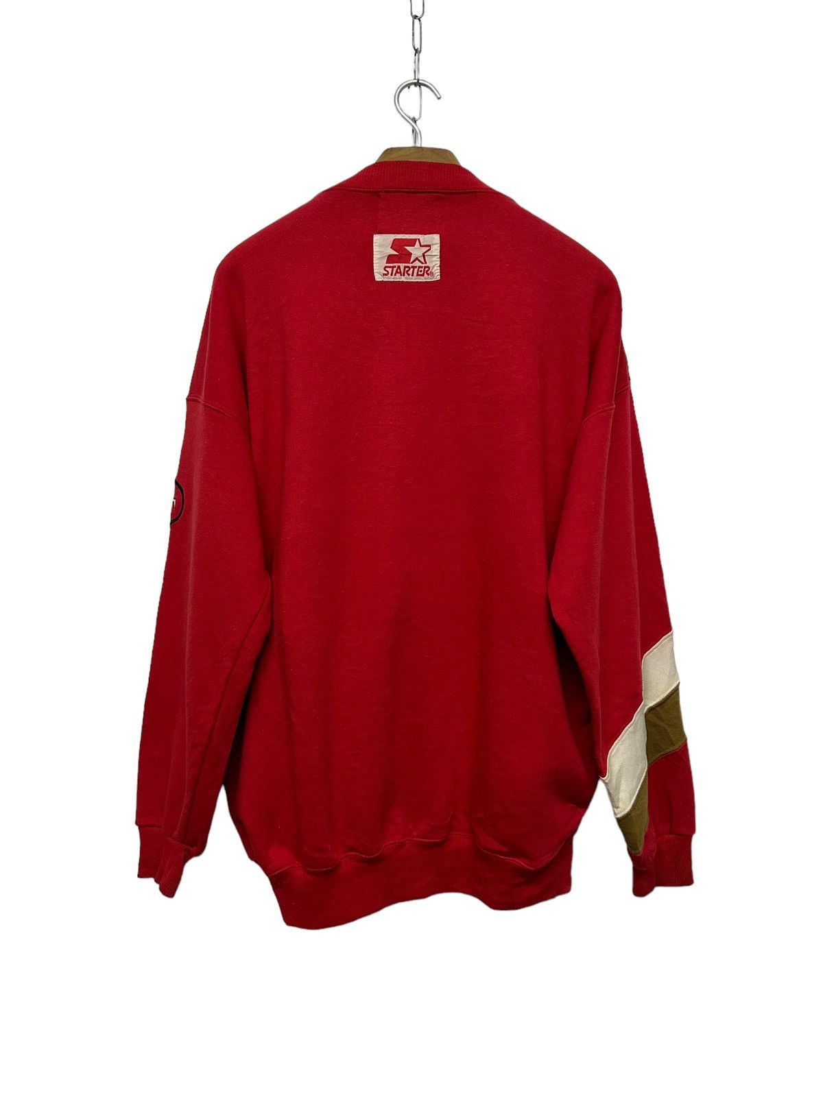 NFL × Starter Vintage 90s SF 49ers Sweatshirt Embroidered Spell Out Size US M / EU 48-50 / 2 - 9 Thumbnail