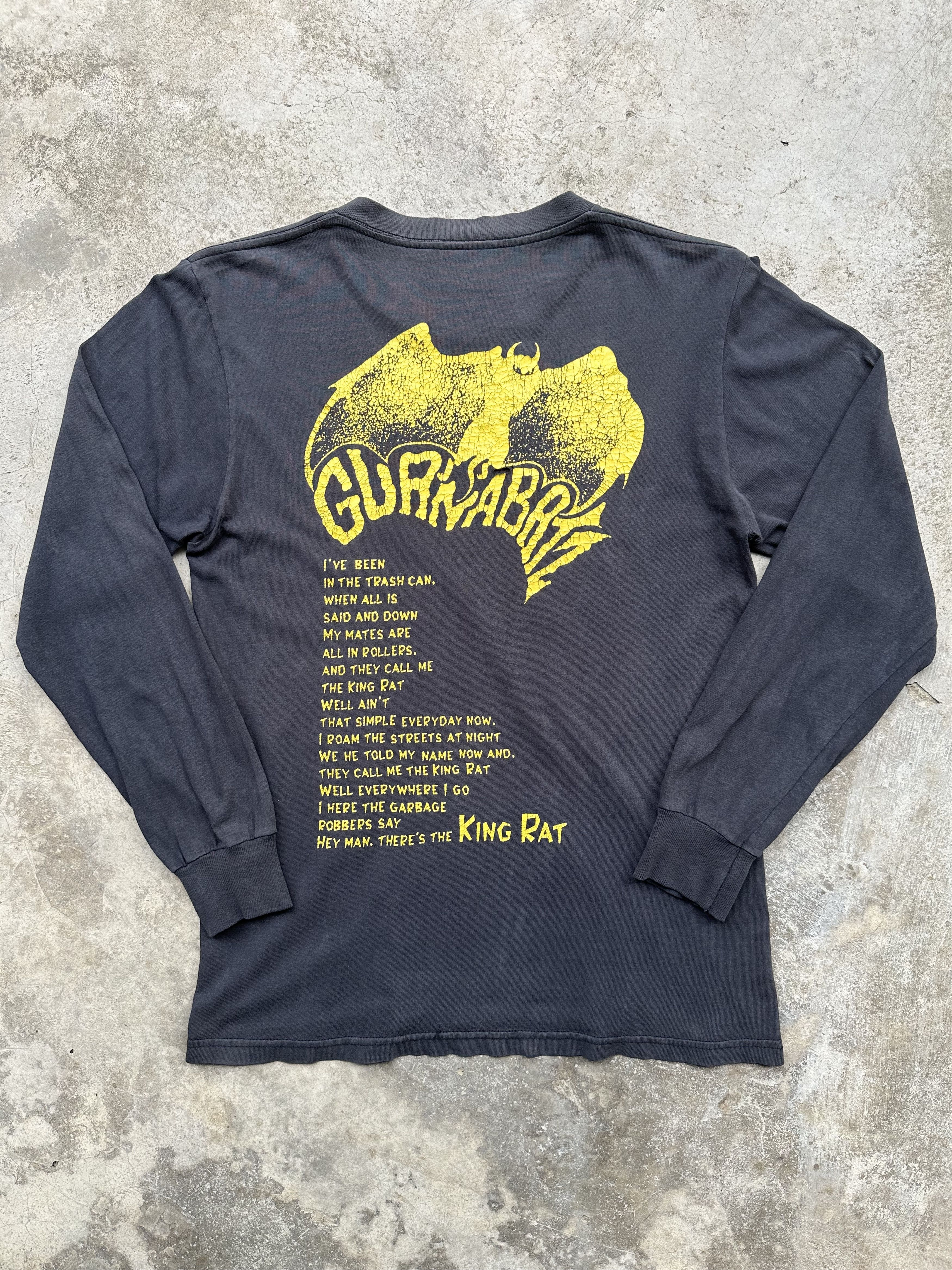 image of Band Tees x Rock Band Vintage Guanabatz Psychobilly London June 1985 Distressed T (Size Small)