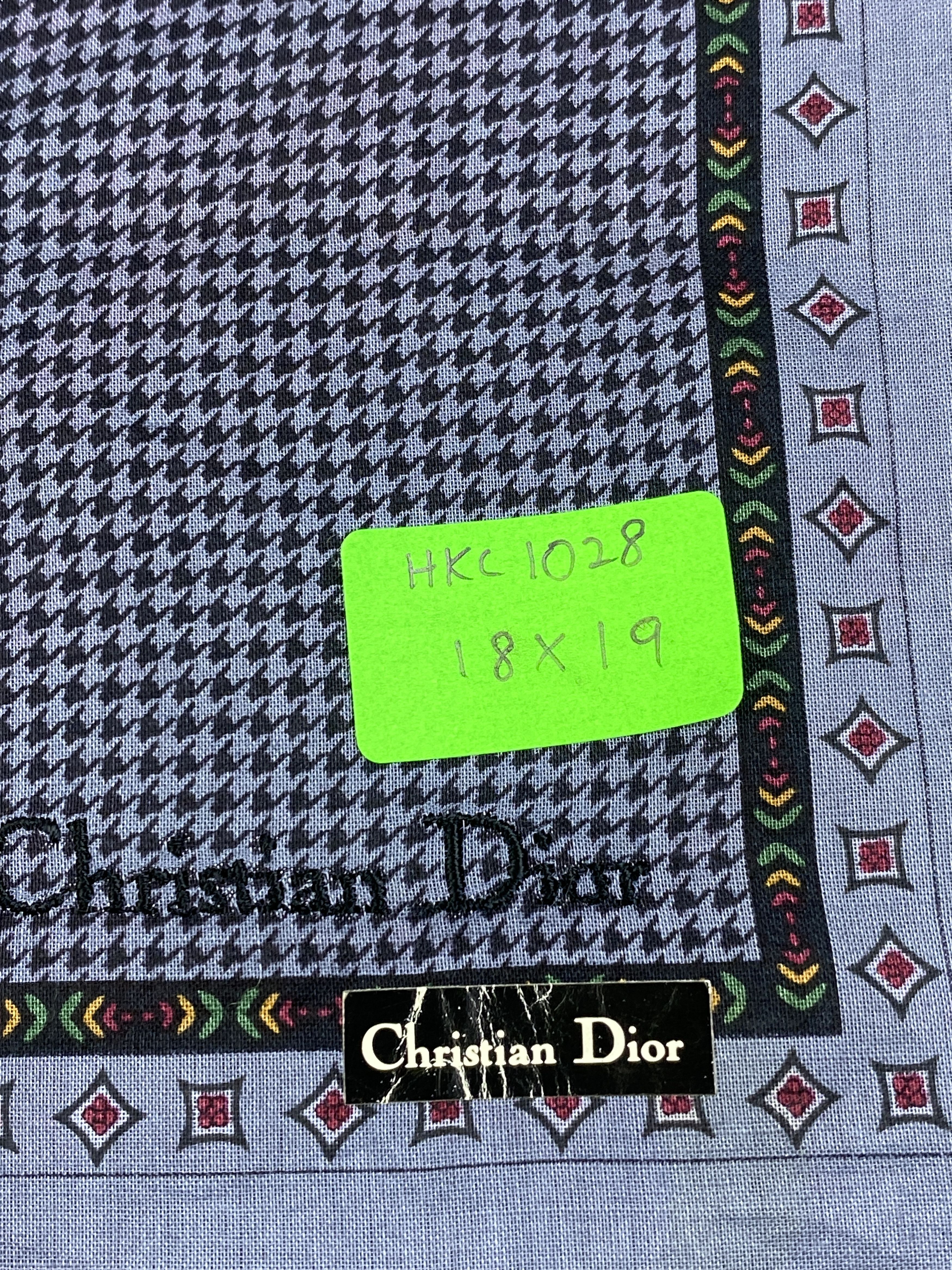 Christian Dior Monsieur Vintage Christian Dior Handkerchief / Neckerchief HKC1028 Size ONE SIZE - 7 Thumbnail