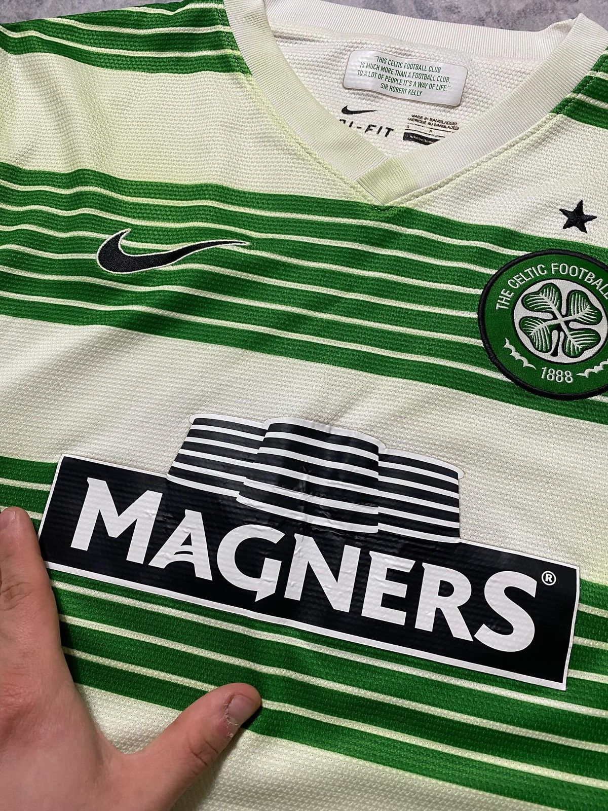 Nike × Vintage Vintage Nike Celtic soccer jersey size S logo green Size US S / EU 44-46 / 1 - 6 Thumbnail