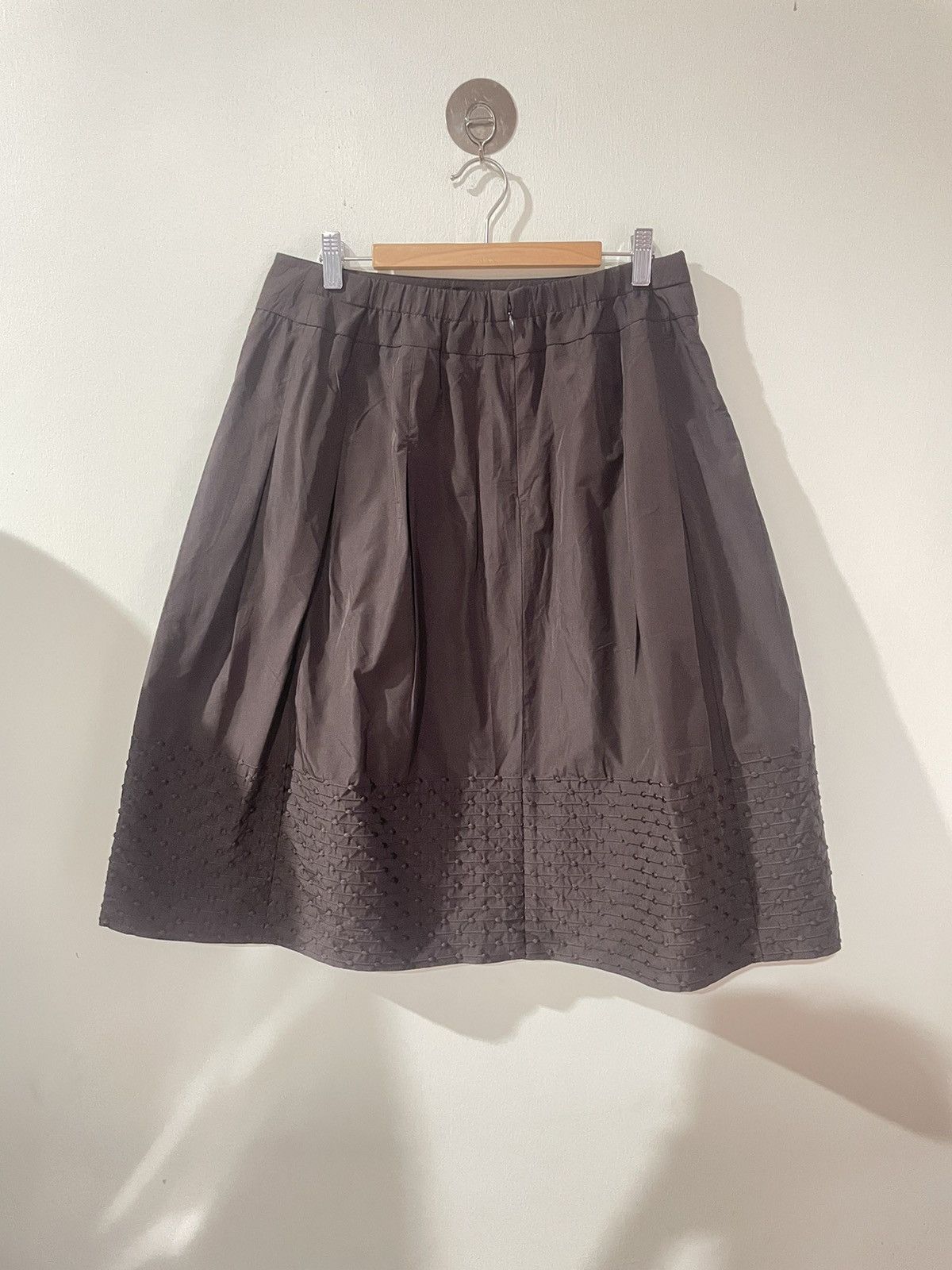 image of Hiroko Koshino Homme x Vintage Hiroko Bis Skirt in Brown, Women's (Size 32)