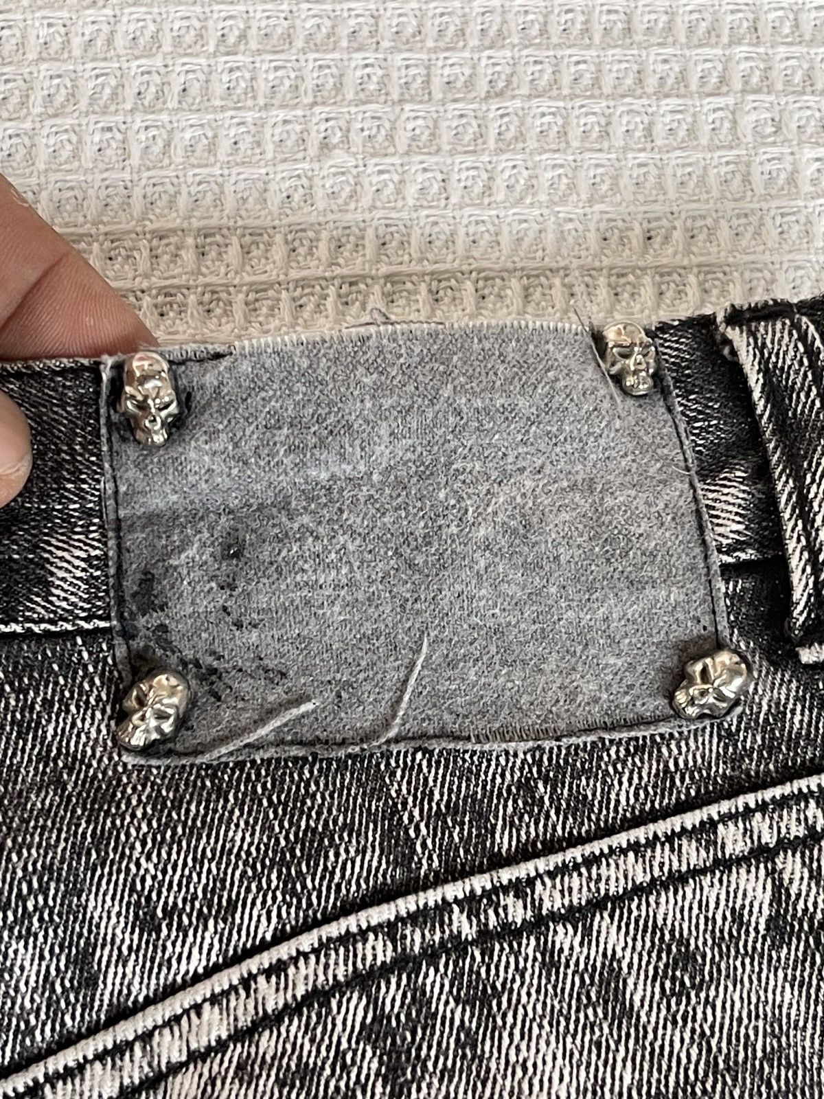 If Six Was Nine Rare🔥Japanese Designer Berning Sho bootcut Jeans Size US 31 - 10 Thumbnail