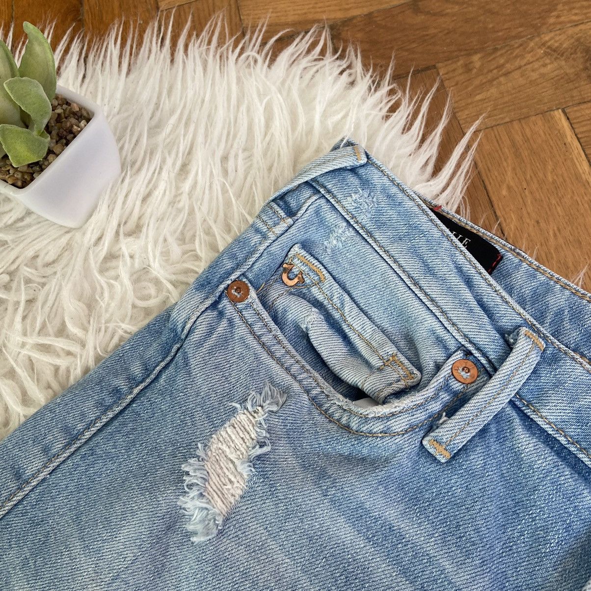 If Six Was Nine × True Religion 📌 Crazy True Religion Halle Mid Rise Skinny Y2K Denim Jeans Size 27" / US 4 / IT 40 - 11 Thumbnail
