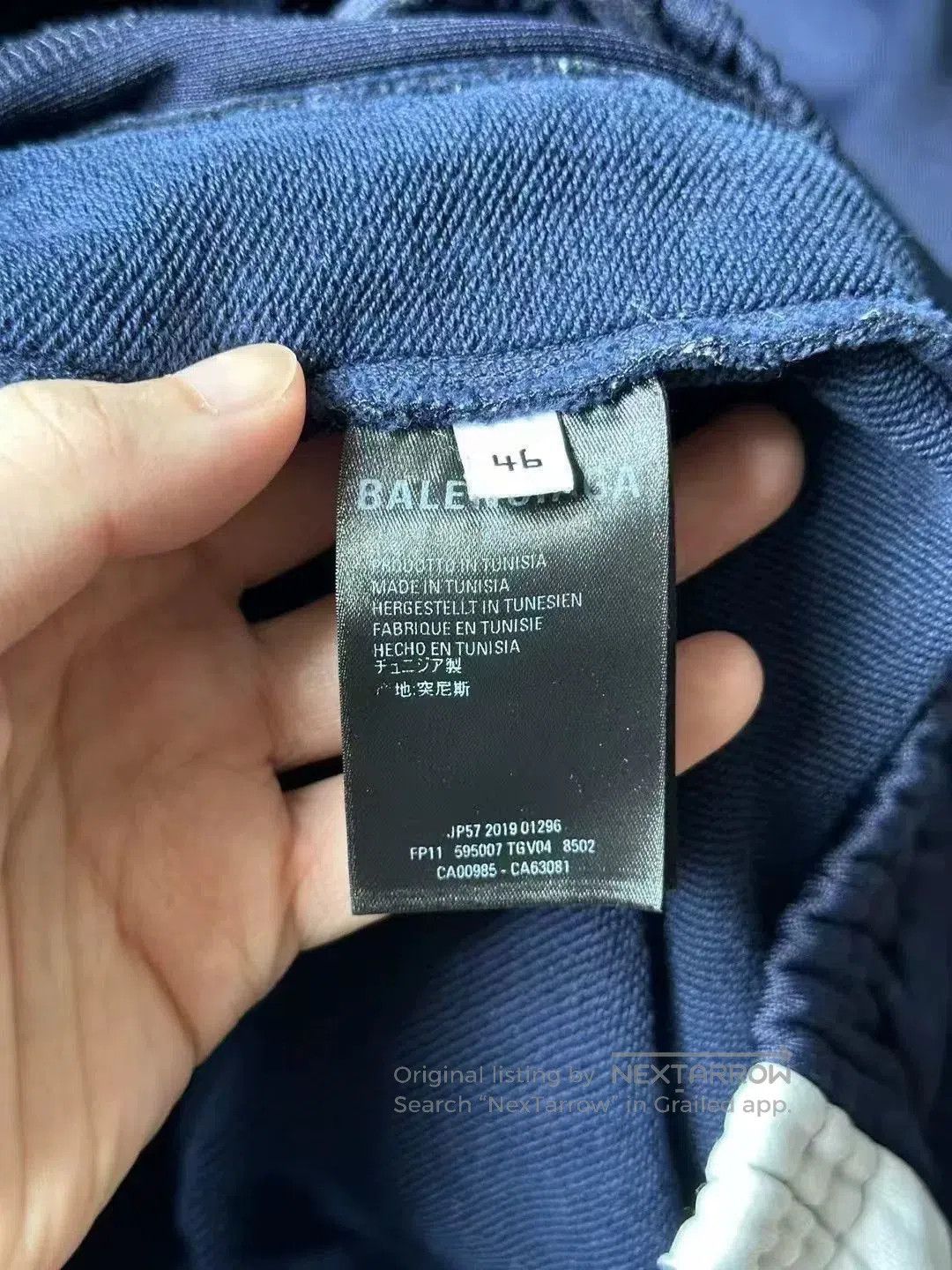 Balenciaga Balenciaga Blue Long Casual Pants. Size US 36 / EU 52 - 4 Thumbnail