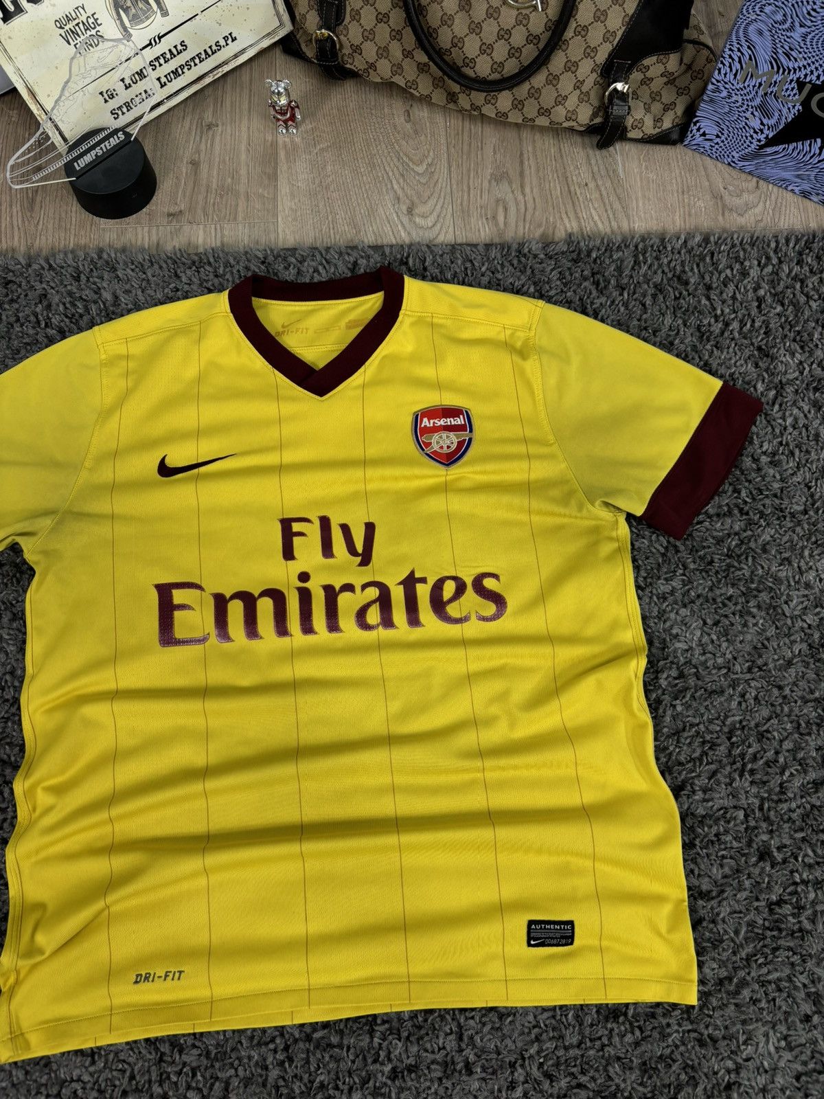 Nike × Vintage Blockcore Footbal T-Shirt Soccer Jersey Nike Vintage Arsenal Size US M / EU 48-50 / 2 - 4 Thumbnail