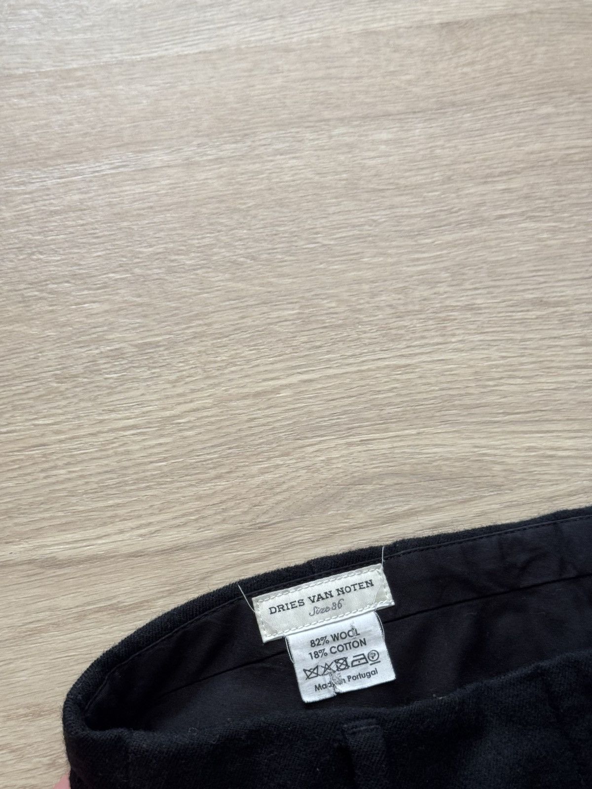 Dries Van Noten Vintage Dries Van Noten Women’s Black Designer Pants Size 25" / US 0 / IT 36 - 4 Thumbnail