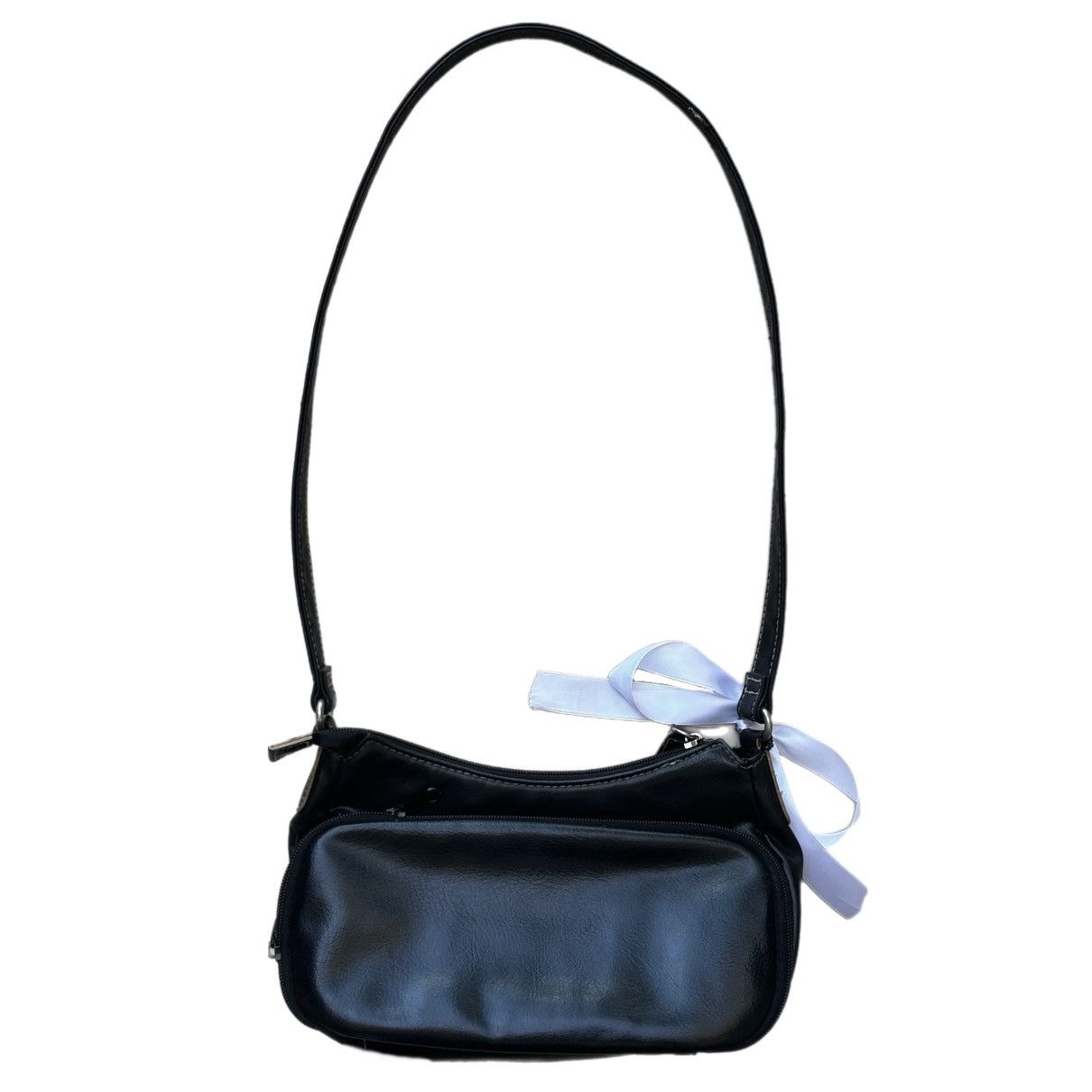 Other vintage y2k black leather shoulder bag Size ONE SIZE - 2 Thumbnail