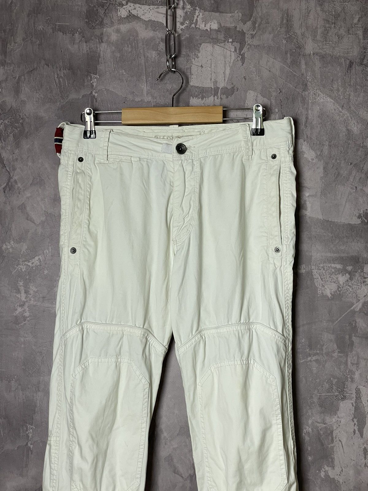 Napapijri × Vintage Napapijri Vintage 90s Winter Polar Norway Ski White Pants M Size US 32 / EU 48 - 3 Thumbnail