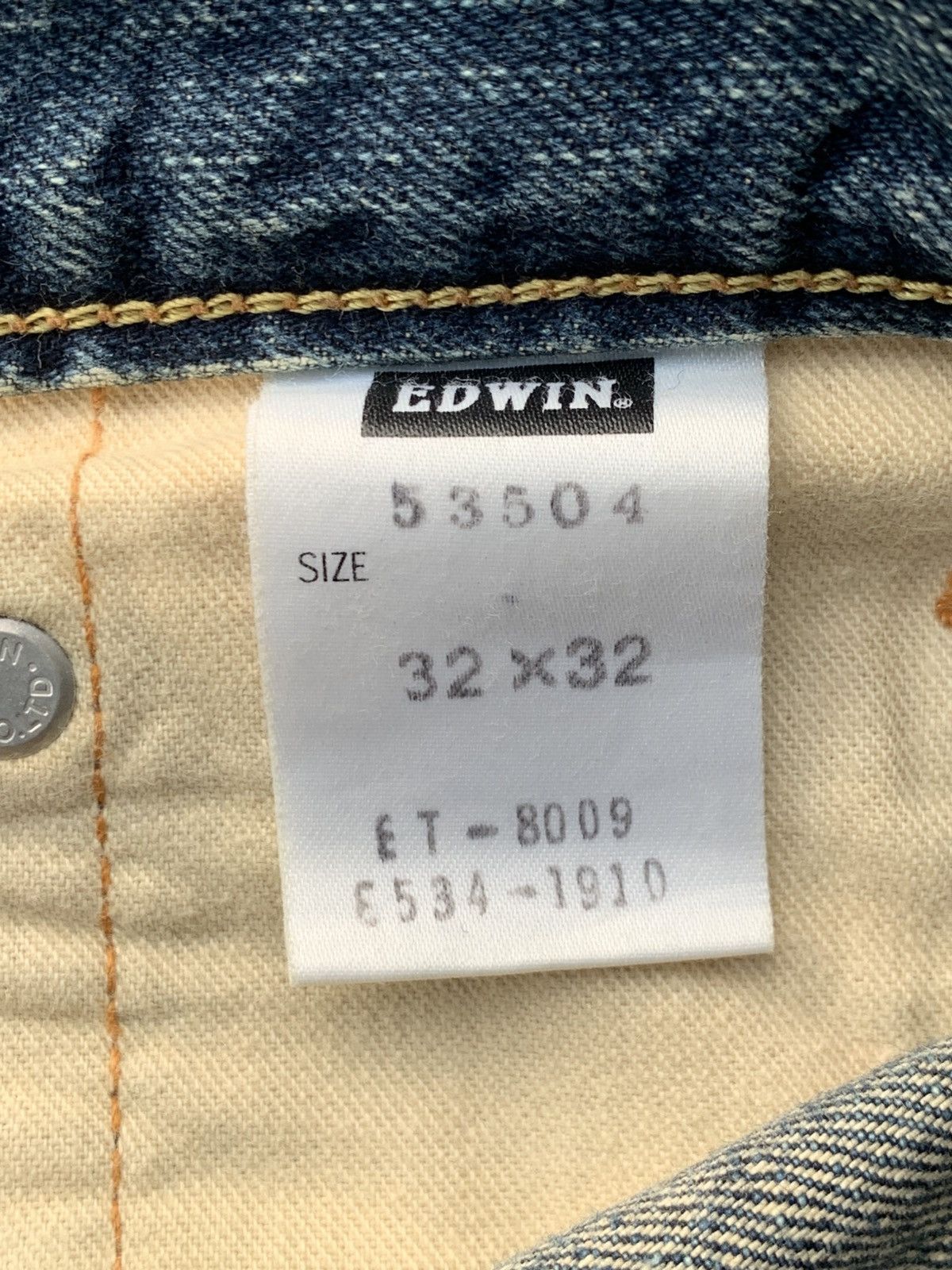 Edwin Vintage Edwin 504 red pair like neighborhood style Size US 33 - 5 Thumbnail