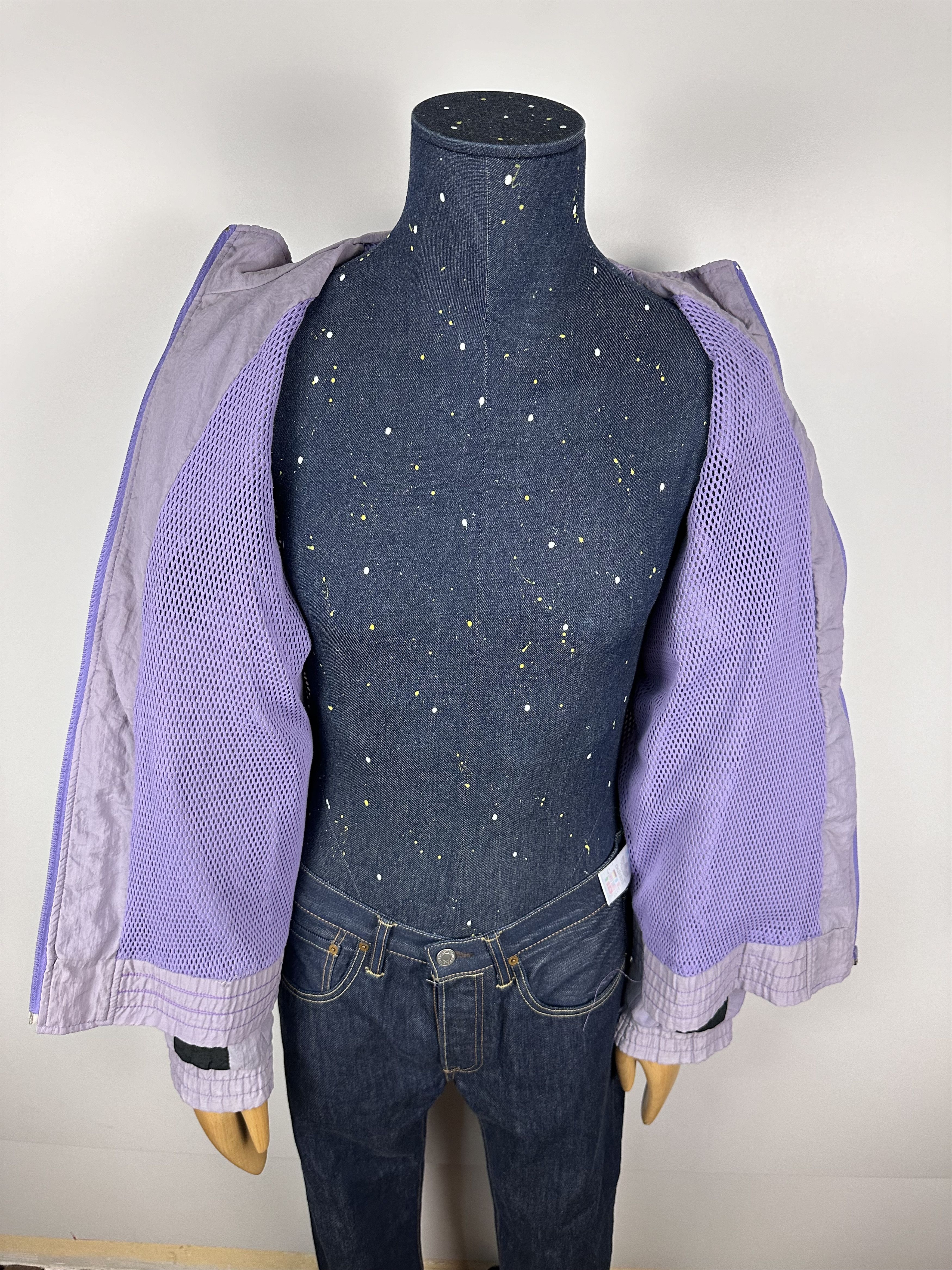 Adidas × Vintage Adidas Originals Vintage 90s Purple Nylon Track Top Jacket Size US M / EU 48-50 / 2 - 10 Thumbnail