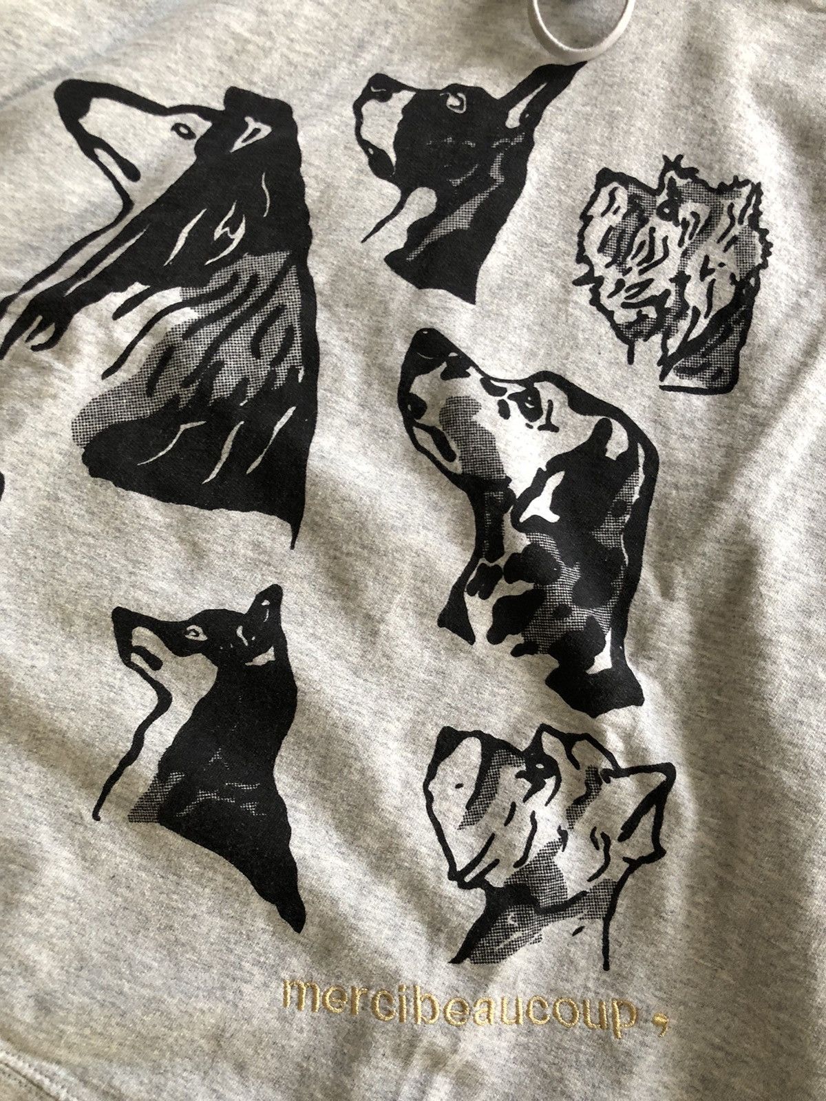 Issey Miyake × Japanese Brand × mercibeaucoup VINTAGE MERCIBEAUCOUP ISSEY MIYAKE HOODIE DOG DESIGN Size US M / EU 48-50 / 2 - 4 Thumbnail