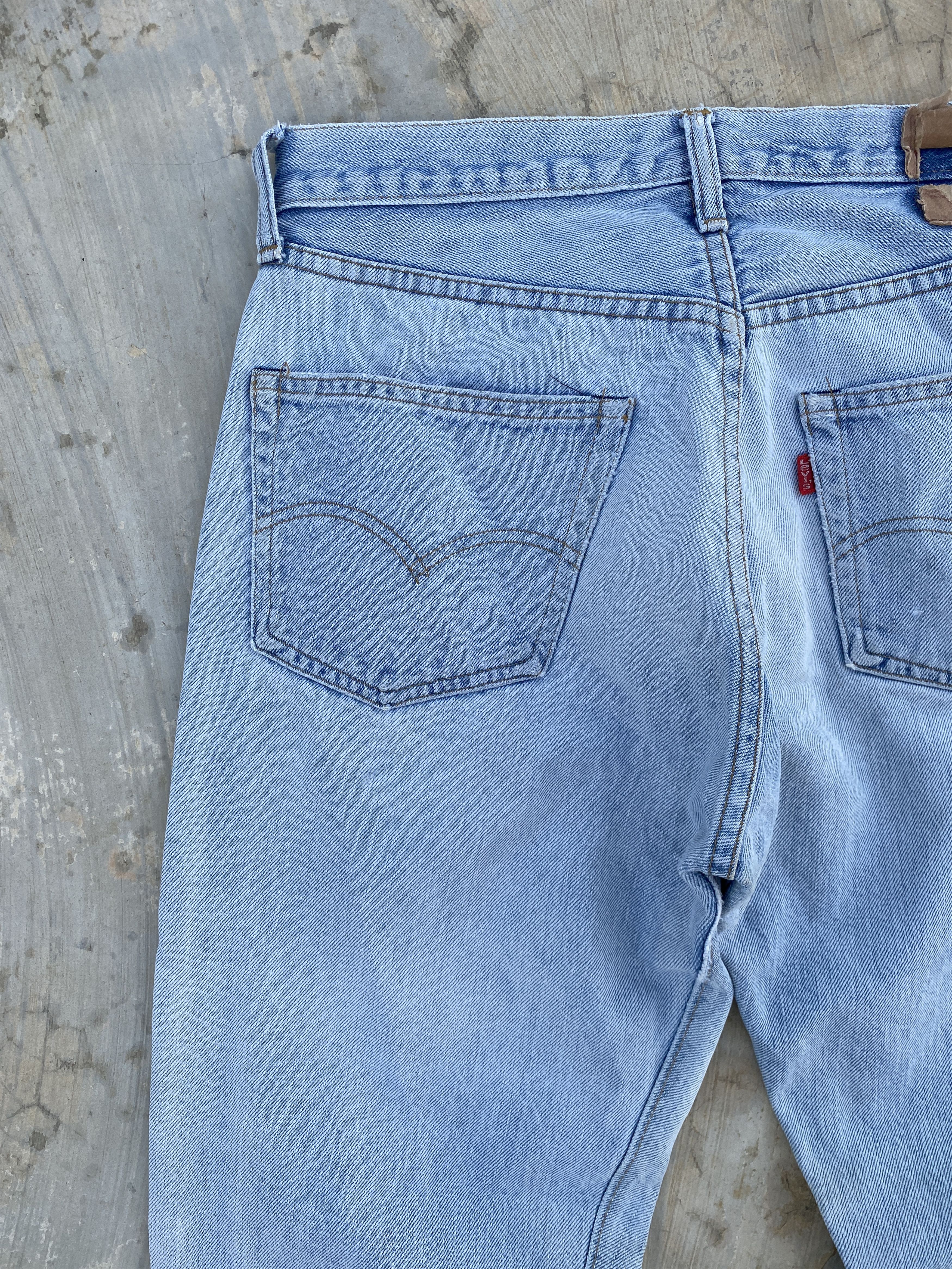 Vintage 80s Levis 501 Redline #6 Selvedge Jeans