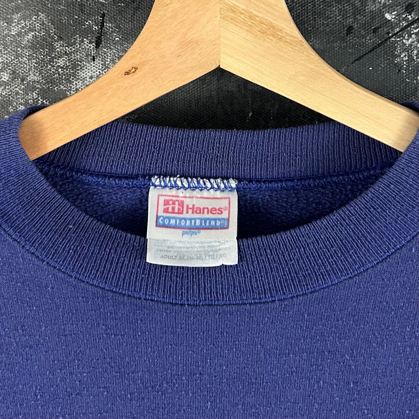 Hanes Vintage 1990’s Skating streetwear sweatshirt Size US XL / EU 56 / 4 - 4 Thumbnail