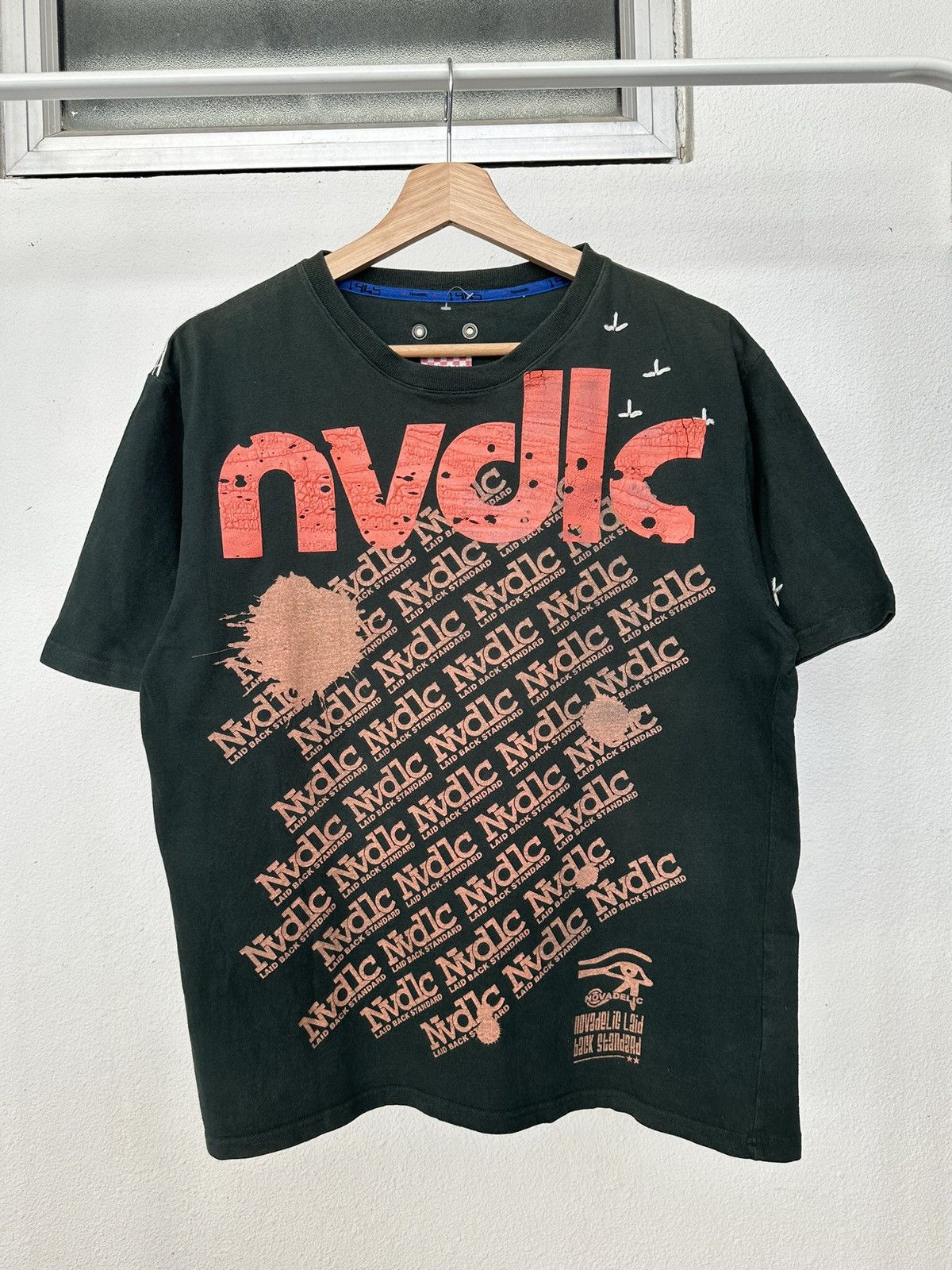 Japanese Brand 2000's Velvet Dog by Novadelic archival tee Size US M / EU 48-50 / 2 - 8 Thumbnail