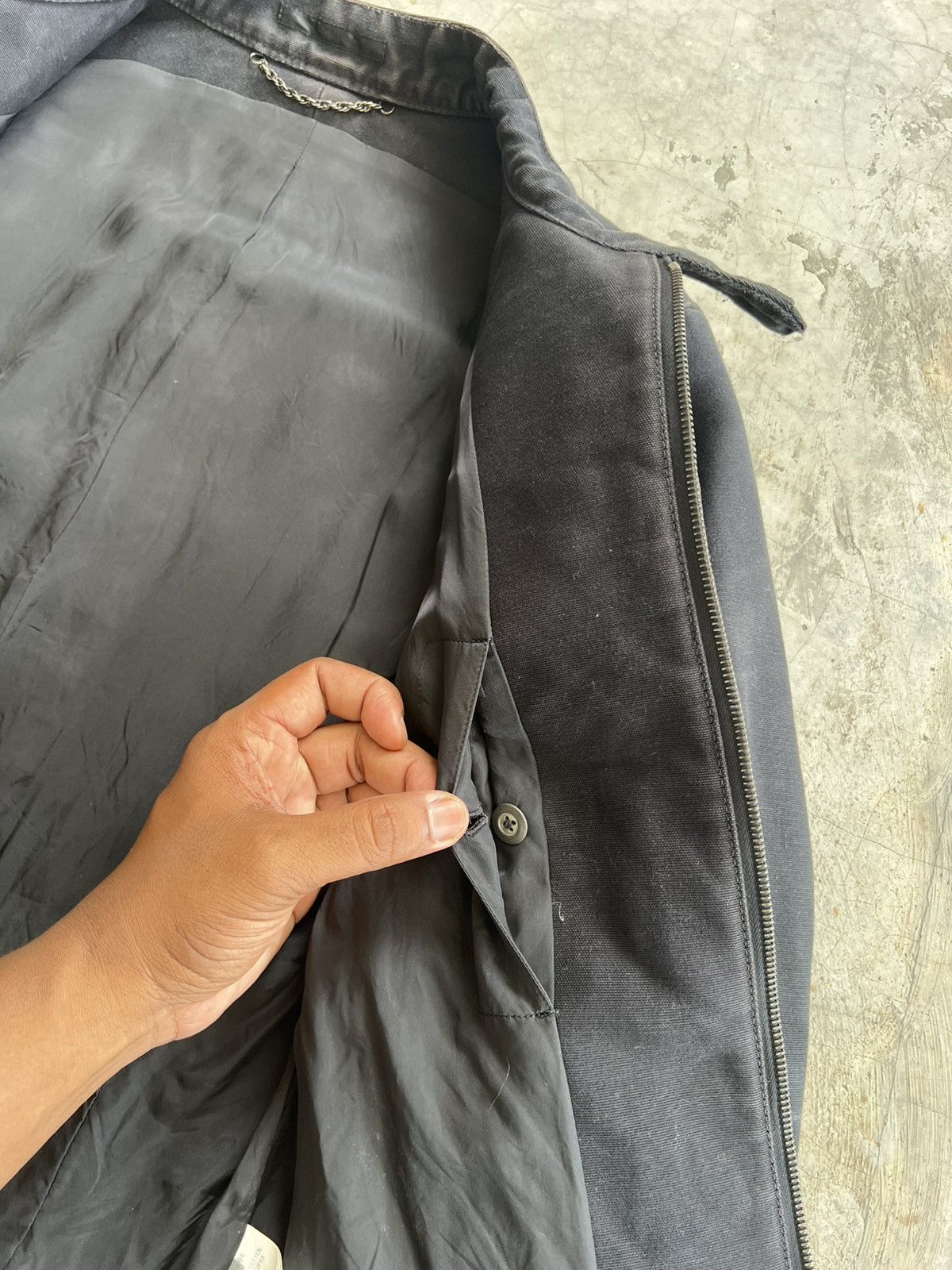 The Viridi-anne Archival The Viridi-anne Faded Black Cotton Moto Jacket Size US S / EU 44-46 / 1 - 15 Thumbnail