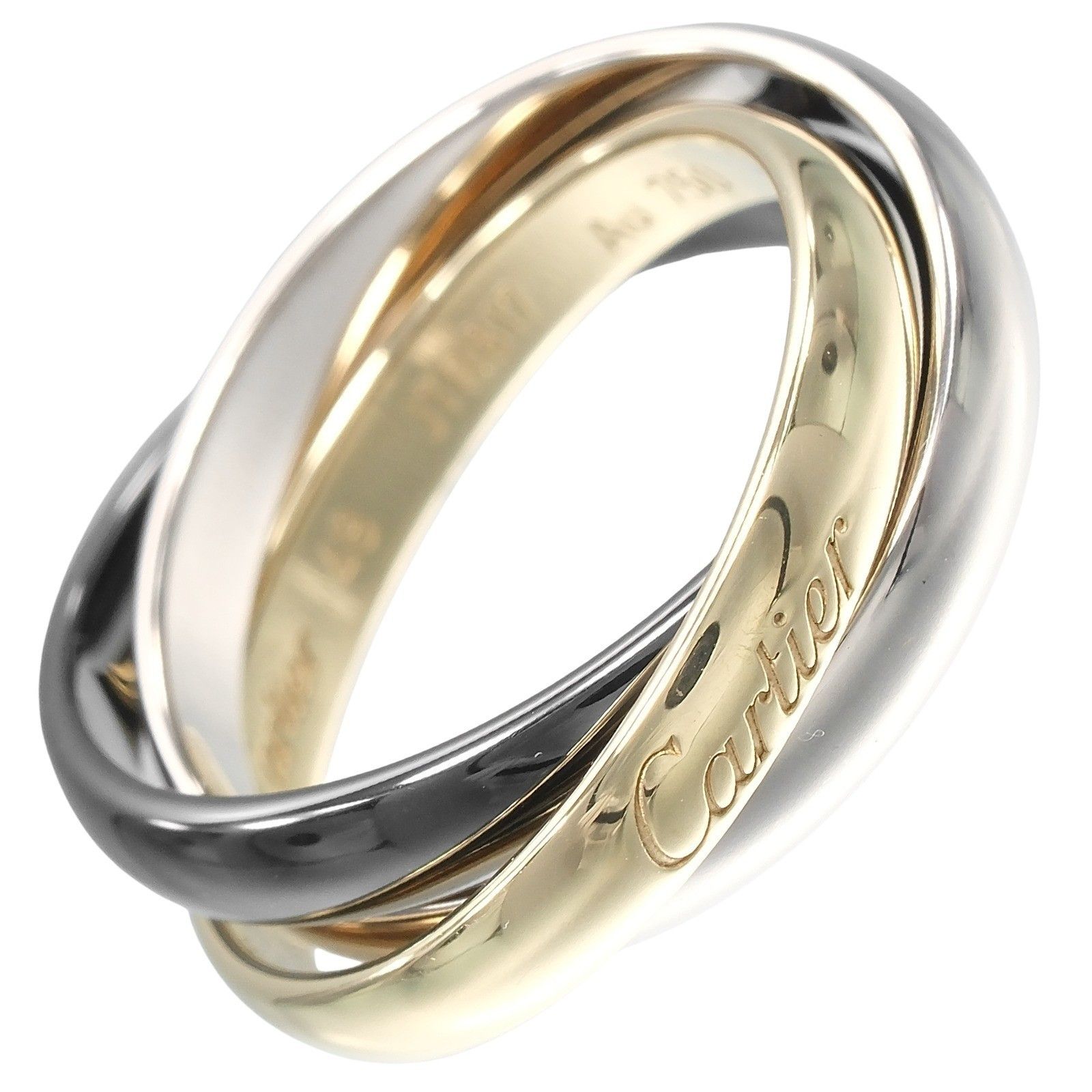 Cartier Cartier Trinity Ring 18 yellow gold / K18 white gold / ceramic Size ONE SIZE - 1 Thumbnail
