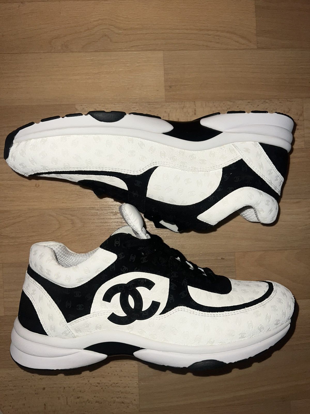 Chanel Chanel Sneakers All Over Logo Size US 12 / EU 45 - 10 Thumbnail