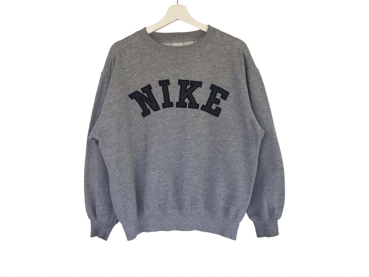Nike × Vintage Vintgae 90’s big spellout crewneck sweatshirt Size US M / EU 48-50 / 2 - 1 Thumbnail