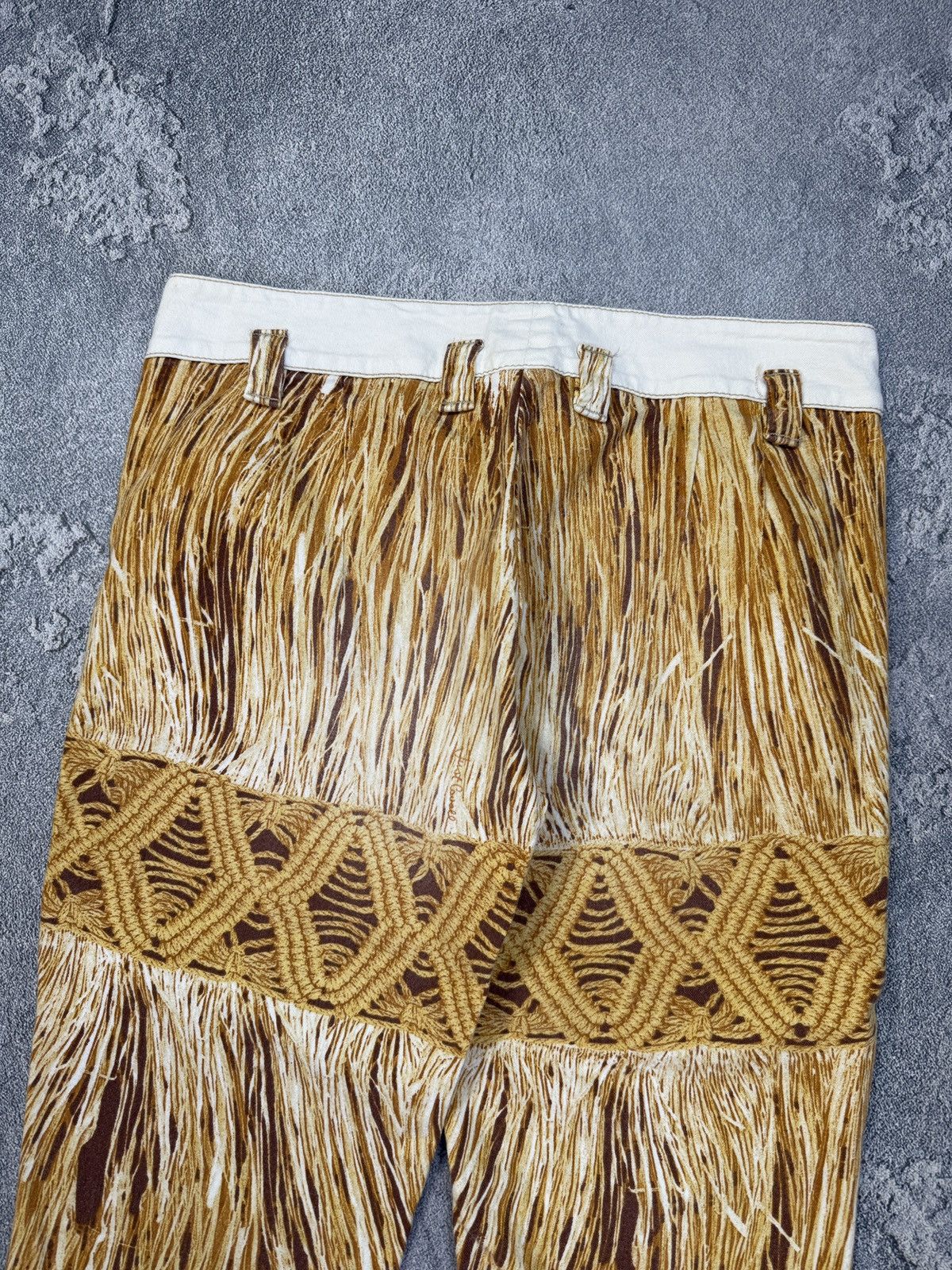 Just Cavalli 00s Just Cavalli Mozaic Over Printed Denim Jeans Size 30" / US 8 / IT 44 - 8 Thumbnail