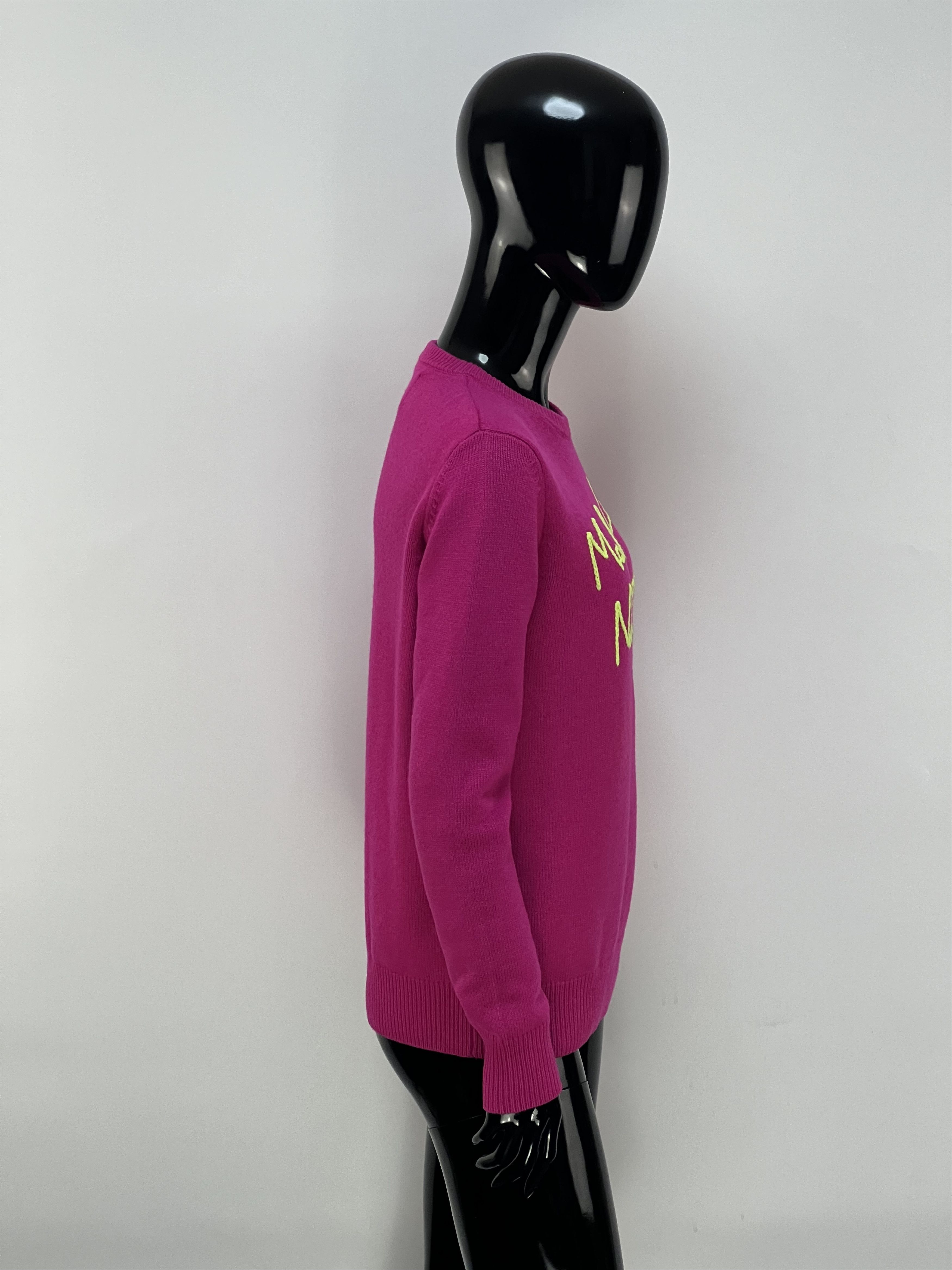 MC2 Saint Barth MC2 Saint Barth Wool Cashmere Crew Neck Sweater Embroider Size M / US 6-8 / IT 42-44 - 2 Thumbnail