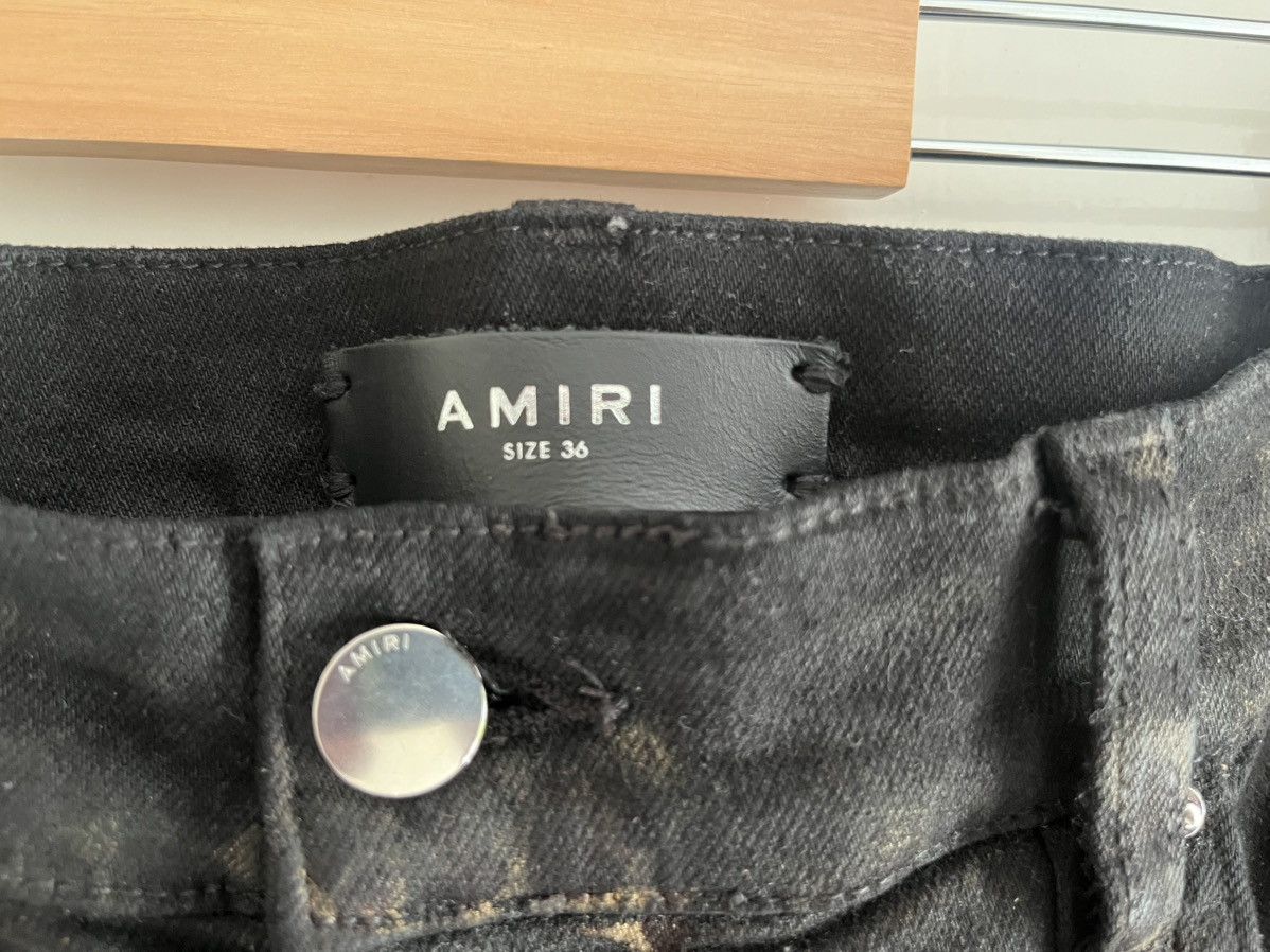 Amiri Amiri Leopard print blown knee Jeans Size US 36 / EU 52 - 3 Thumbnail