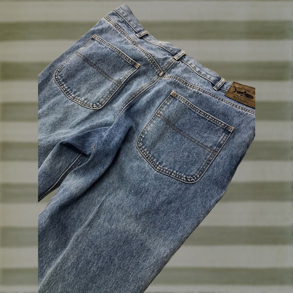 Vintage Columbia Sportswear Company Mens Jeans Blue Bonehead Size 36x27 (Label Says 32) Size US 36 / EU 52 - 1 Thumbnail