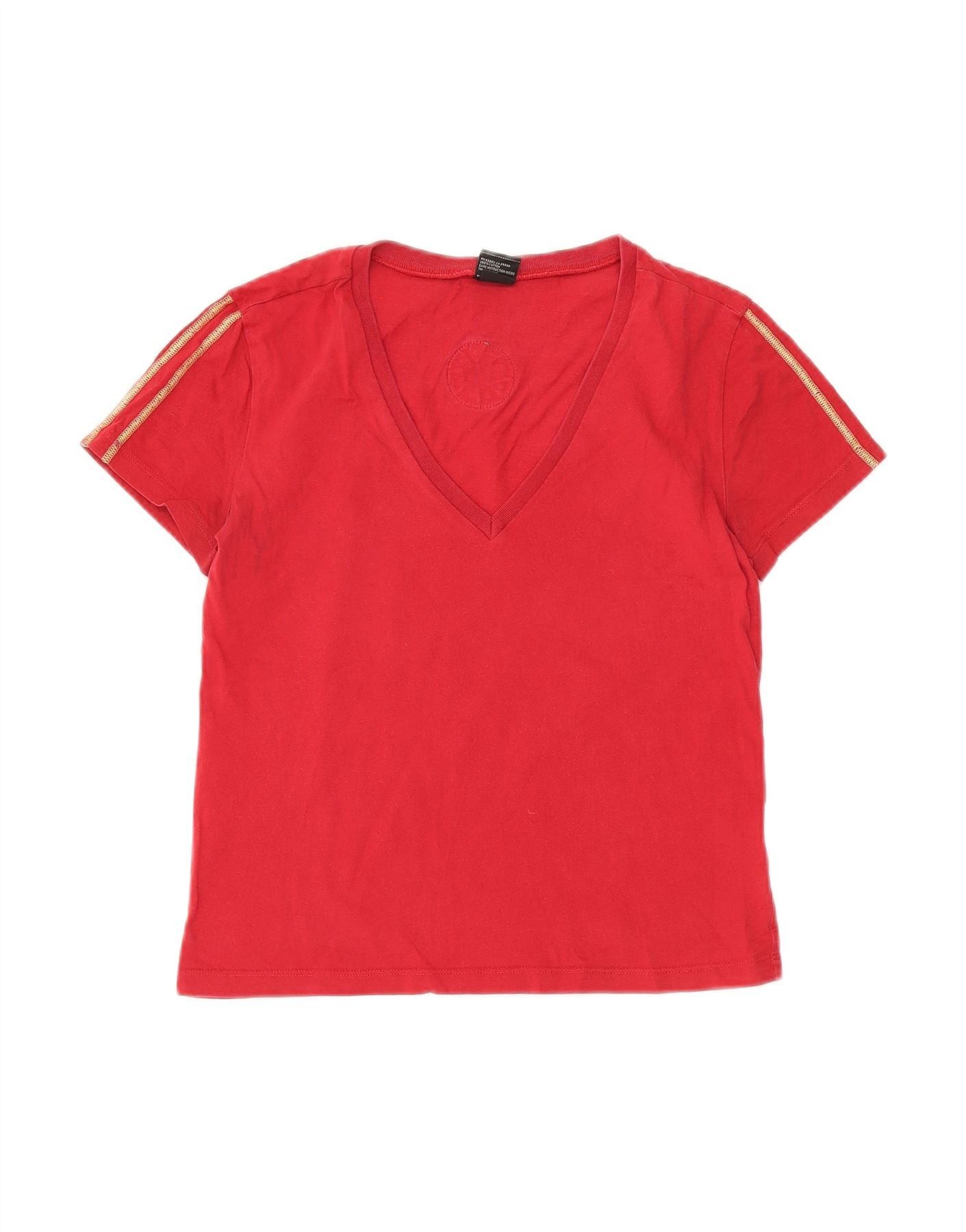 Diesel Girls T-Shirt Top 11-12 Years Large Red Cotton Size ONE SIZE - 1 Thumbnail