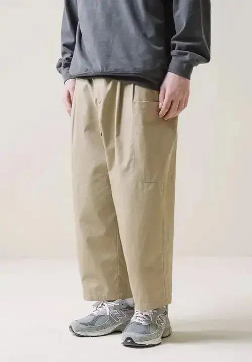 VIBE 21SS Indigo Union Japan Khaki Minimalist Worker Pants Size US 32 / EU 48 - 1 Thumbnail