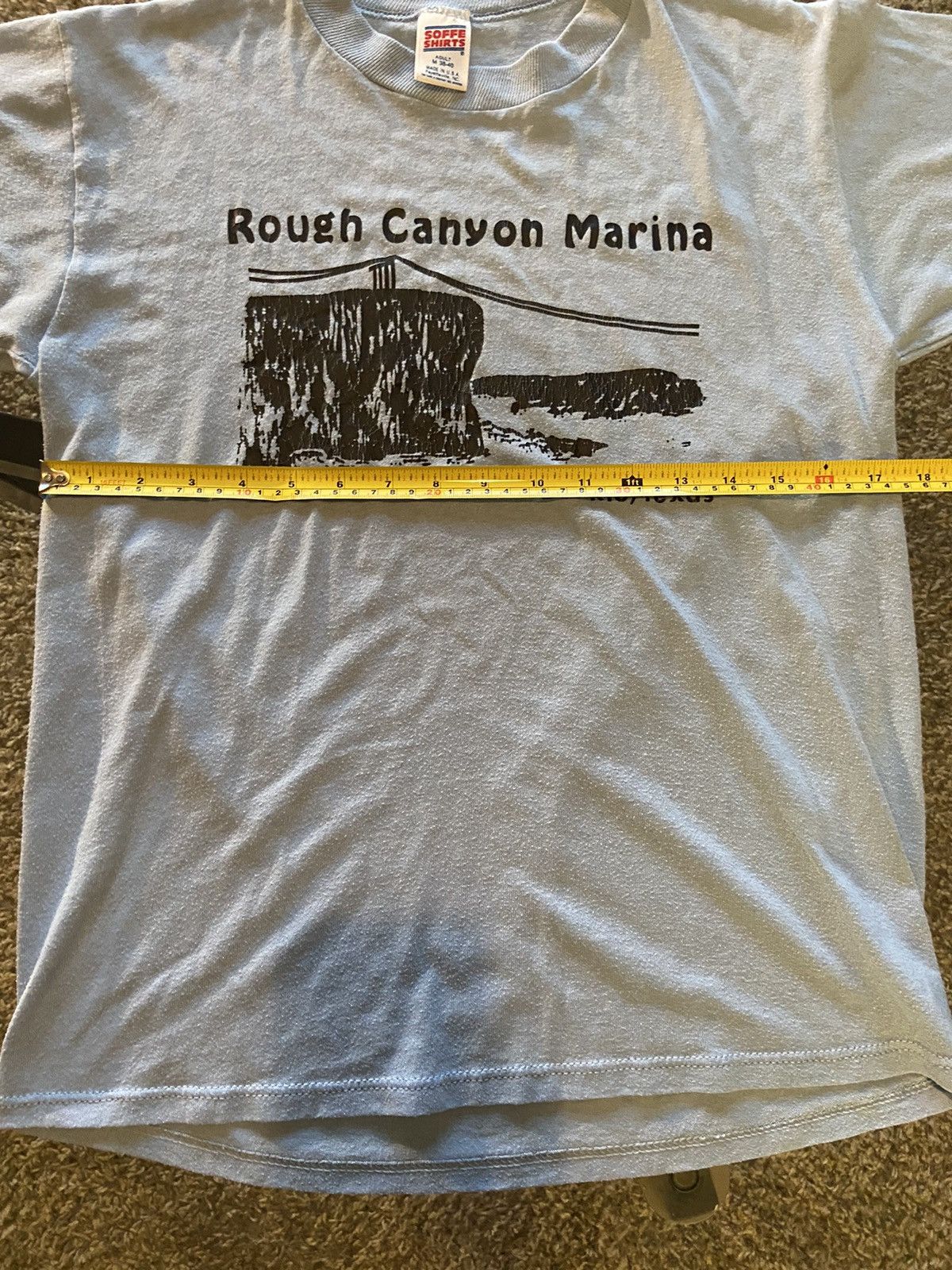 Soffe Vintage Del Rio, Texas Rough Canyon Marina Tee Size US M / EU 48-50 / 2 - 4 Thumbnail