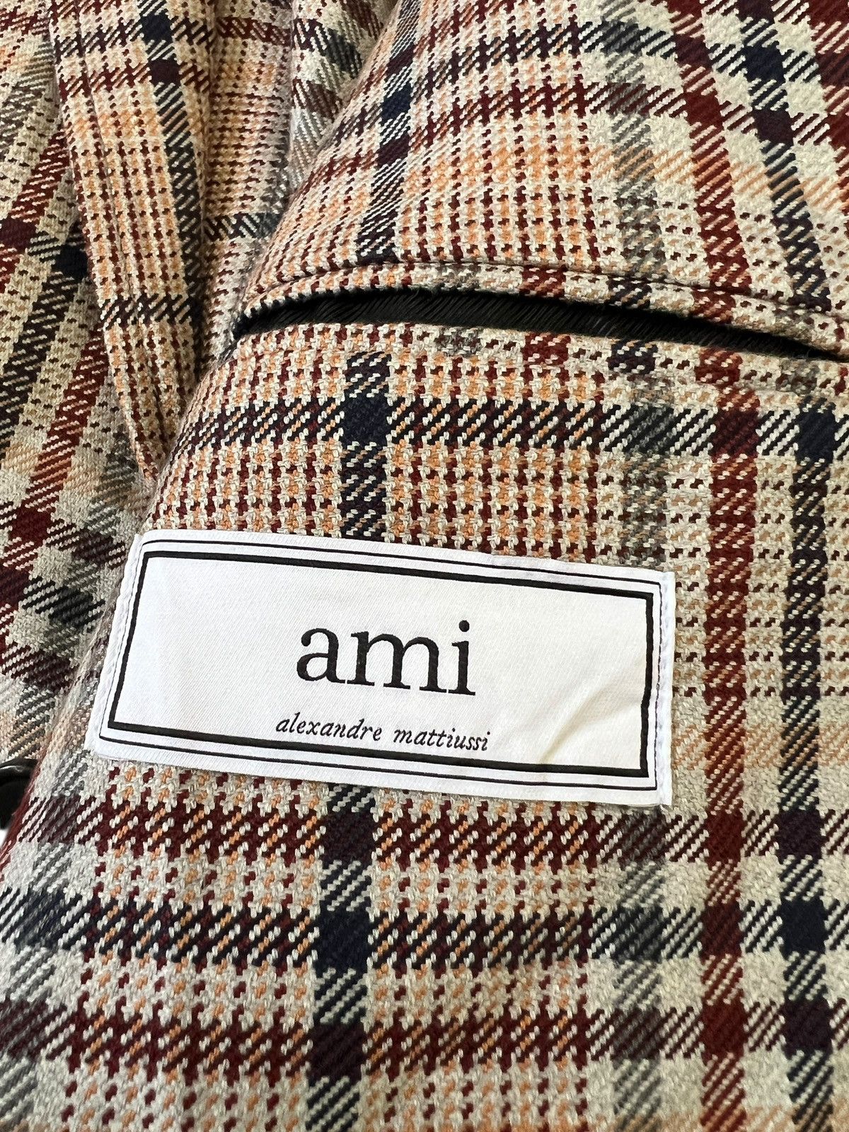 AMI Ami Alexandre Mattiussi Plaid Blazer Size US S / EU 44-46 / 1 - 11 Thumbnail
