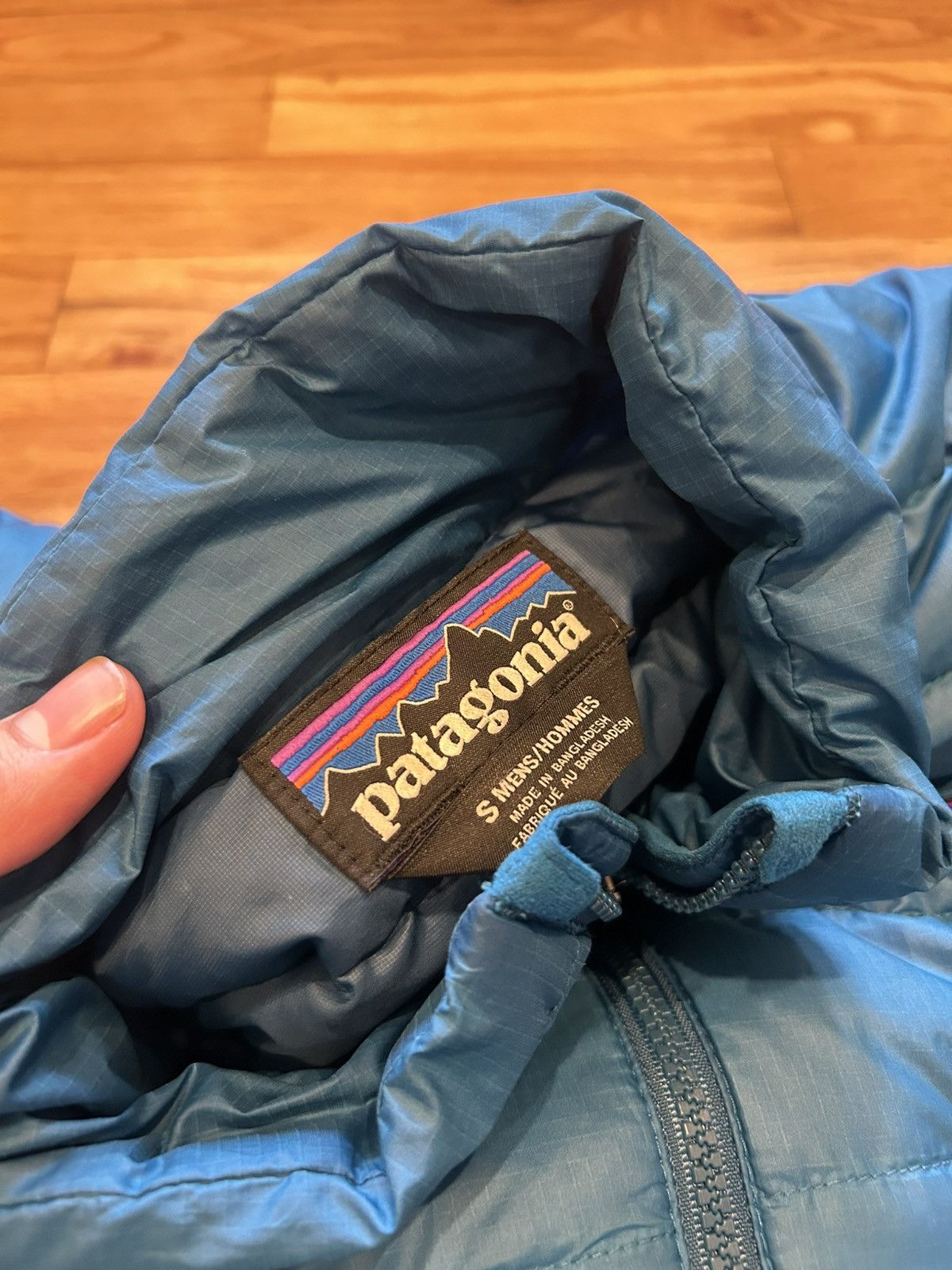 Patagonia Patagonia blue puffy puffer Full Zip jacket Size S Hiking Size US S / EU 44-46 / 1 - 2 Thumbnail
