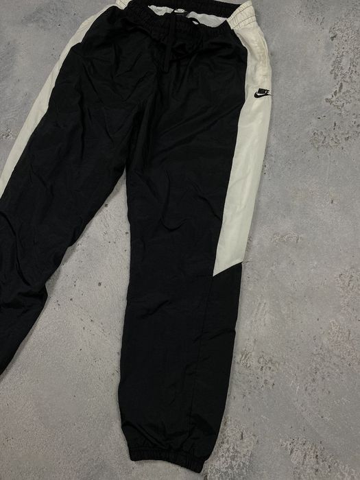 Nike Nike black and white pants like vintage style sweatpants 90s Grailed