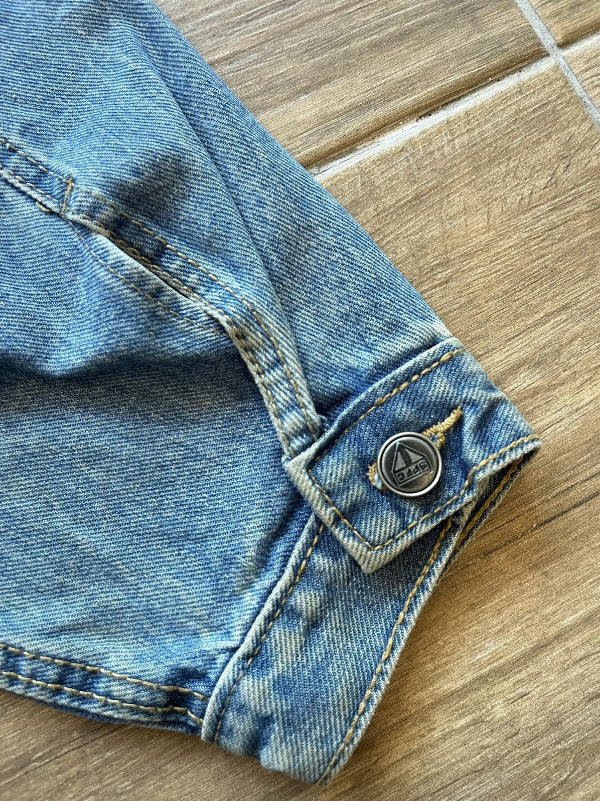 Vintage Vtg Sao Paulo Trucker Denim Jacket Size US XL / EU 56 / 4 - 4 Thumbnail