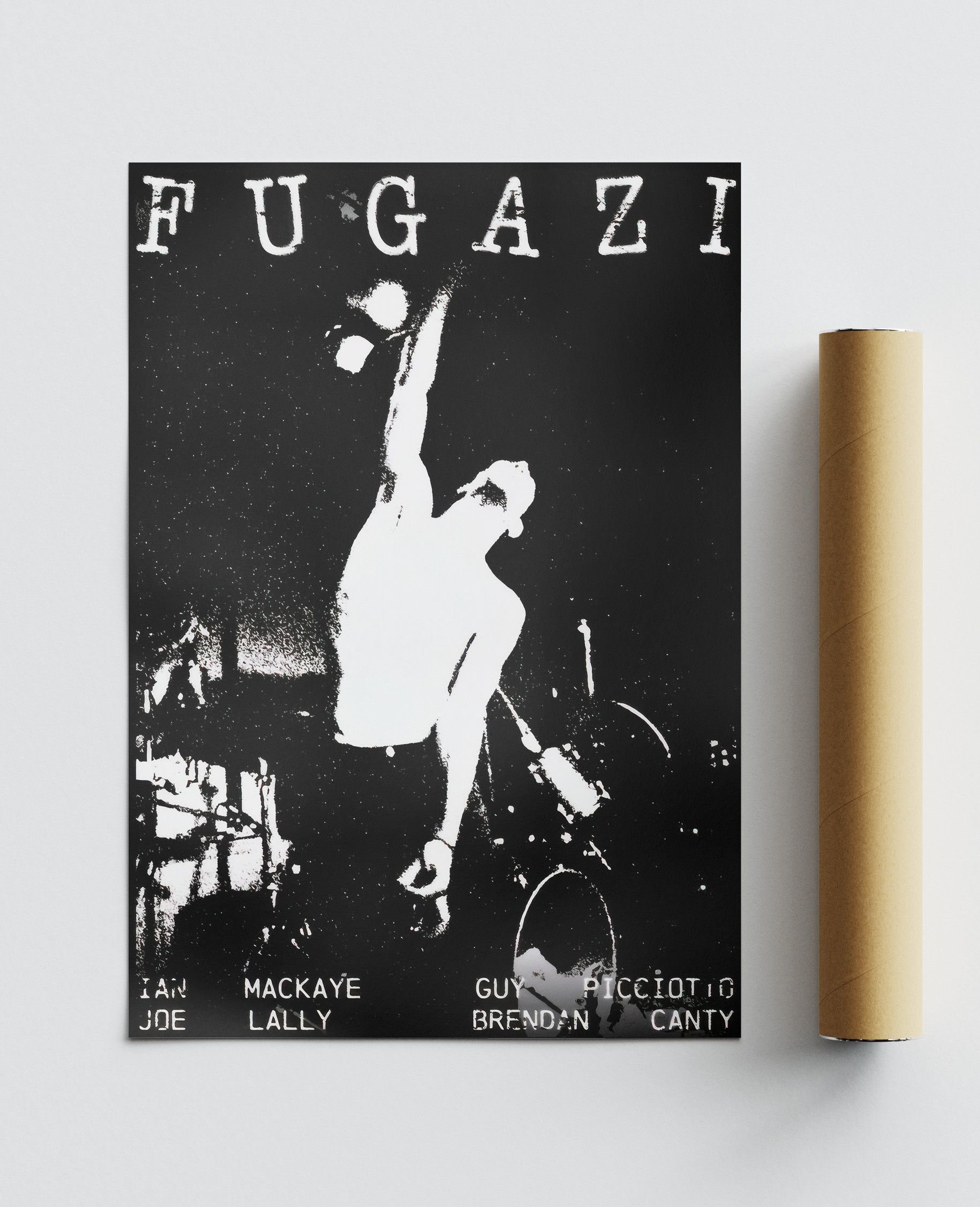 Fugazi Fugazi Poster Print Tee Gift Vintage Music Band Merch Shirt Size ONE SIZE - 5 Thumbnail