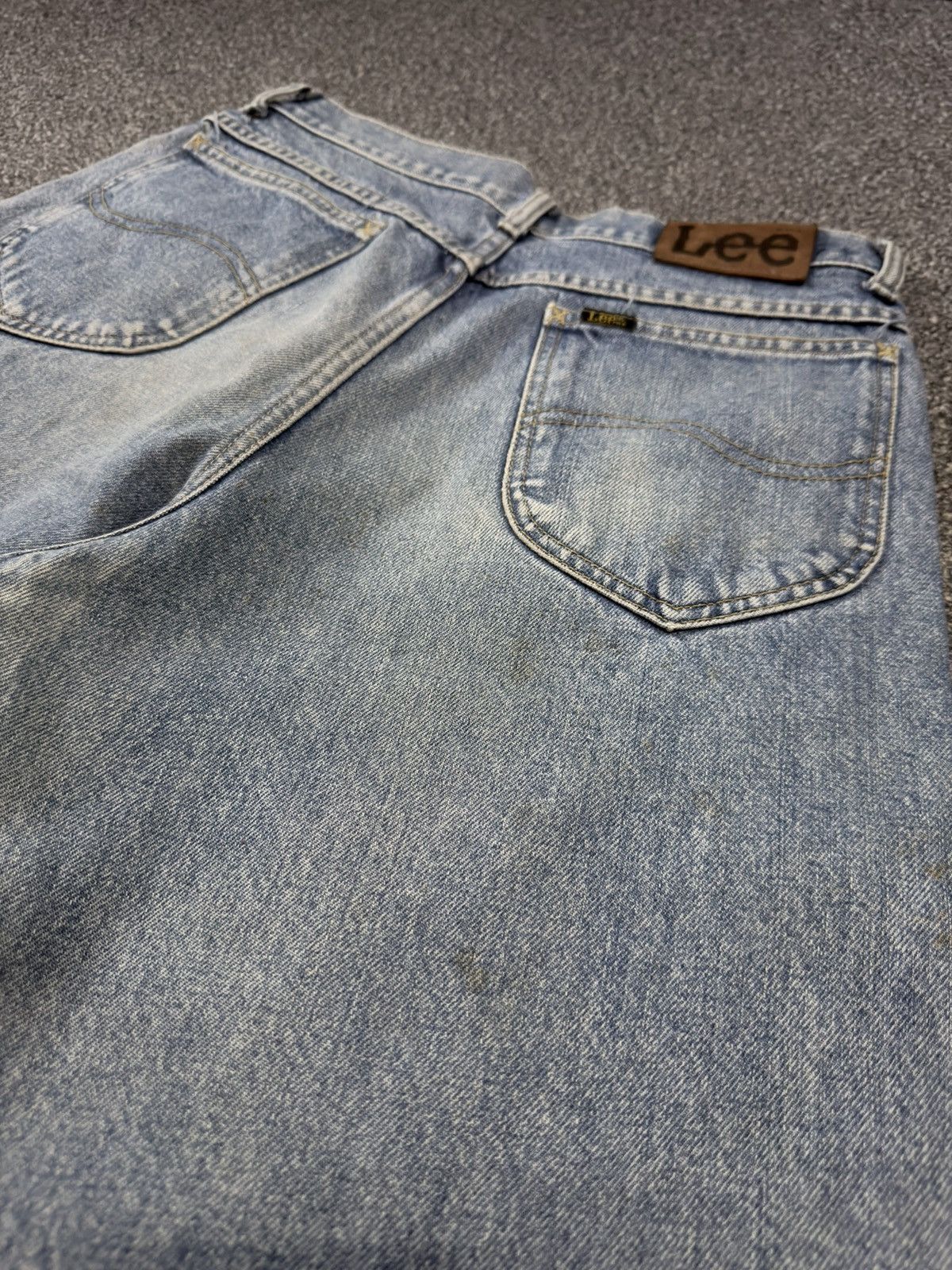 Lee × Number (N)ine Vintage 90s Acid Wash Lee Edwin Relaxed Fit Distressed Denim Size US 32 / EU 48 - 7 Thumbnail
