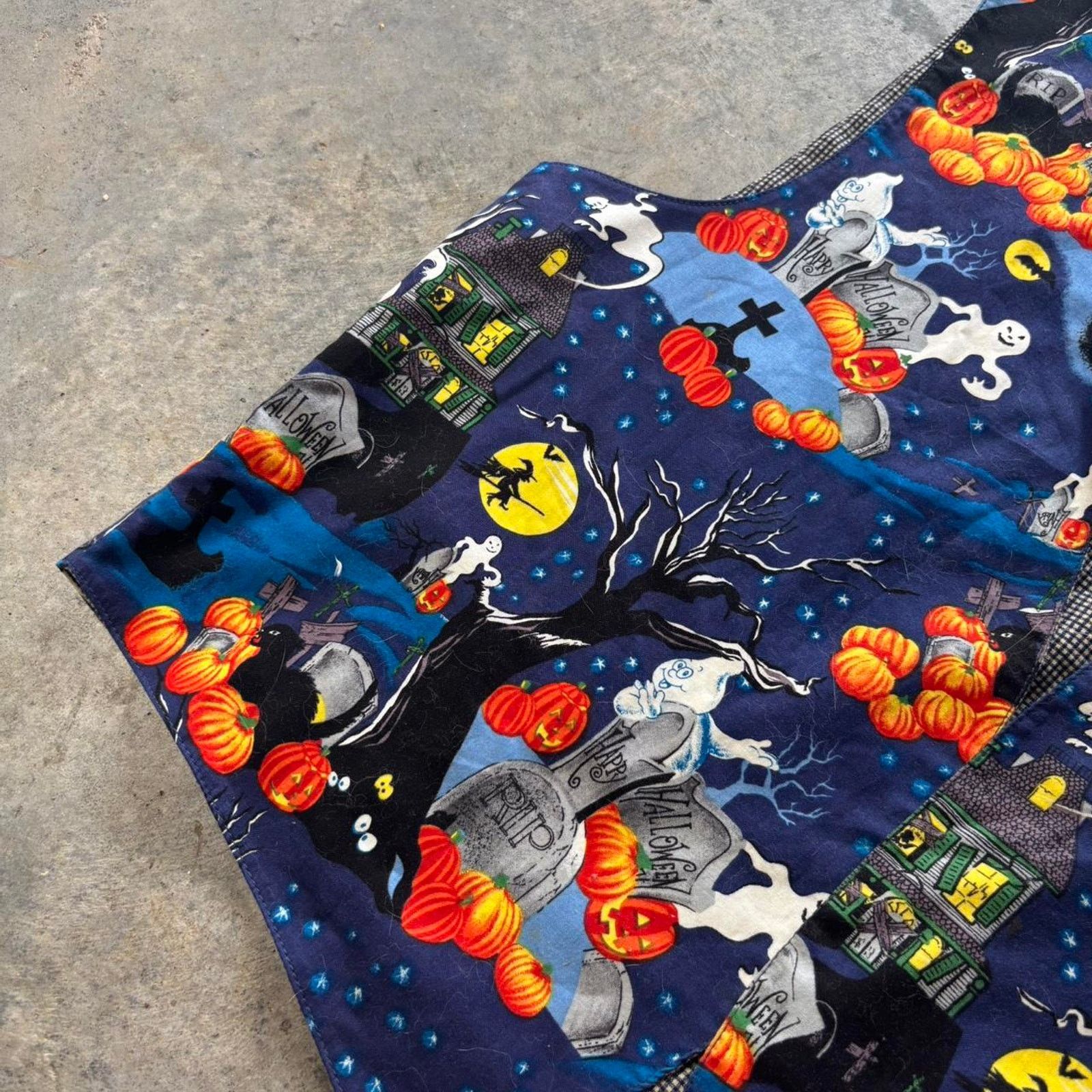 Vintage 90s Halloween Vest Size L / US 10 / IT 46 - 2 Thumbnail