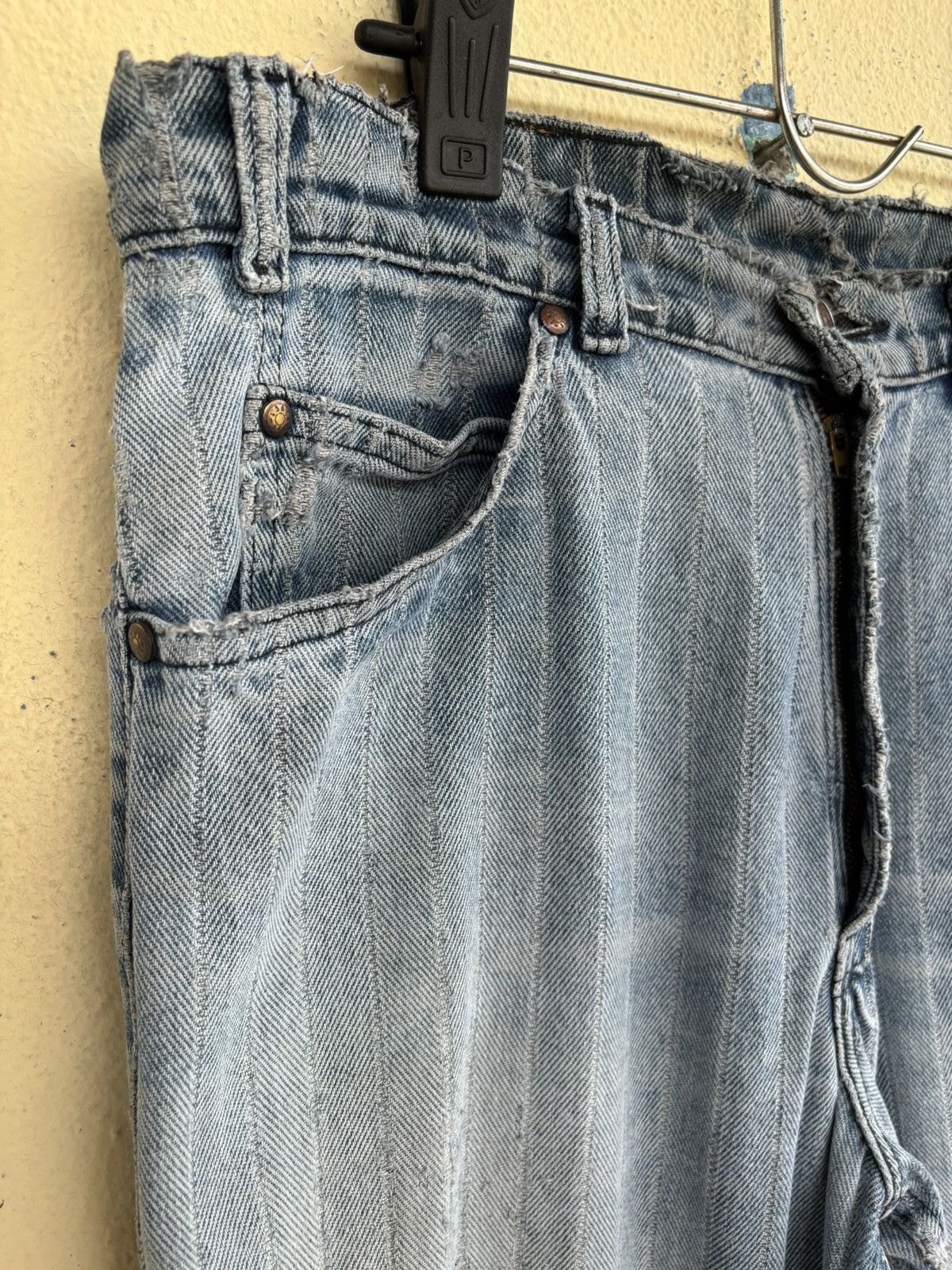 Levi's Vintage 80’s Levi’s 515 Made In USA Distressed Denim Size US 34 / EU 50 - 7 Thumbnail