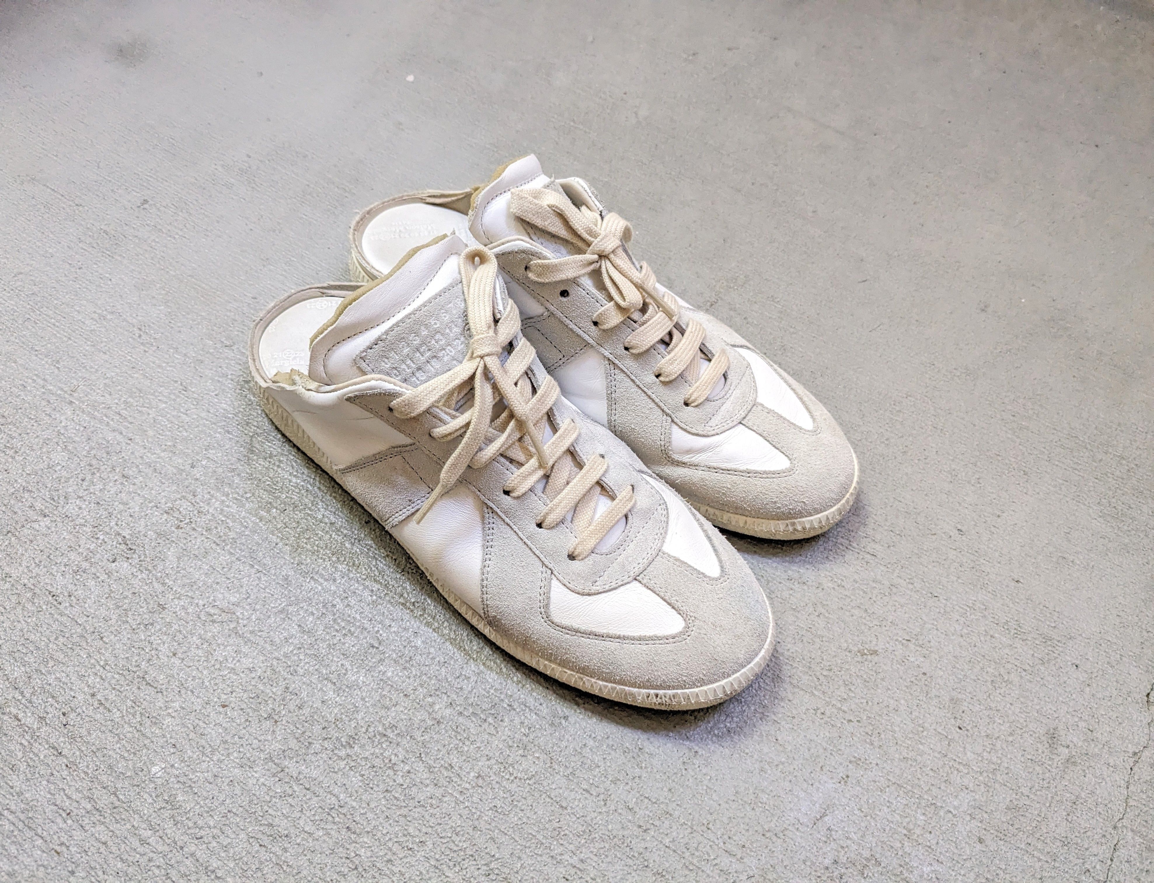 Maison Margiela Margiela replica sneaker CREAM color | Grailed