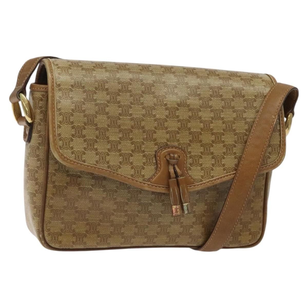 Celine Celine Vintage Macadam Shoulder Bag Canvas Size ONE SIZE - 1 Thumbnail