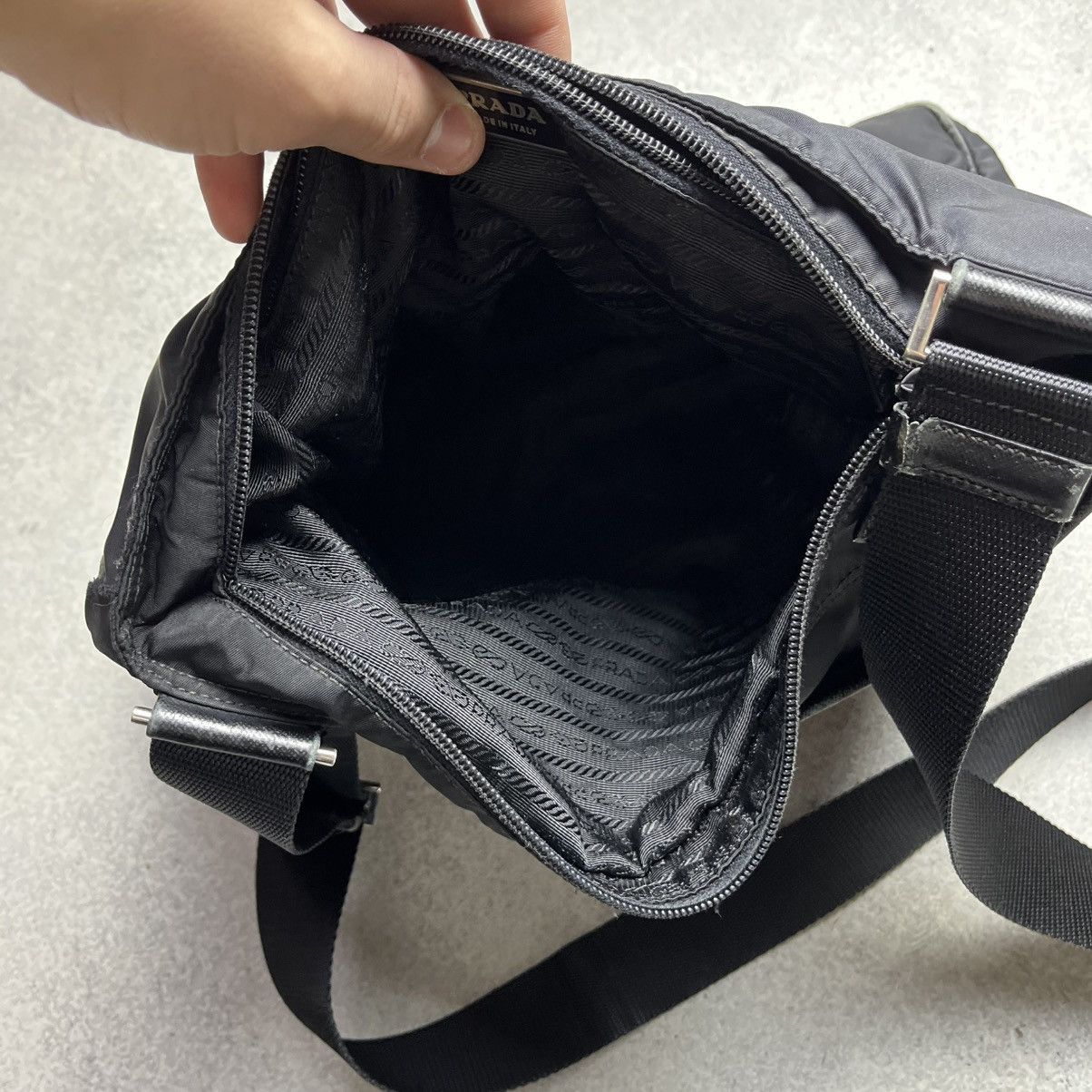 Prada Prada Nylon Bag Black Rare Size ONE SIZE - 7 Thumbnail