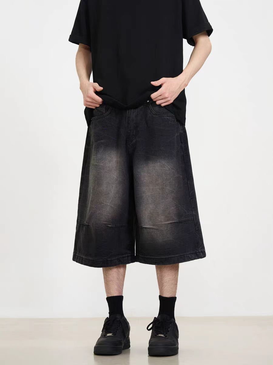 vintage washed denim baggy、黒T まとめ買い Japanese Brand × Streetwear × Vintage Washed distressed