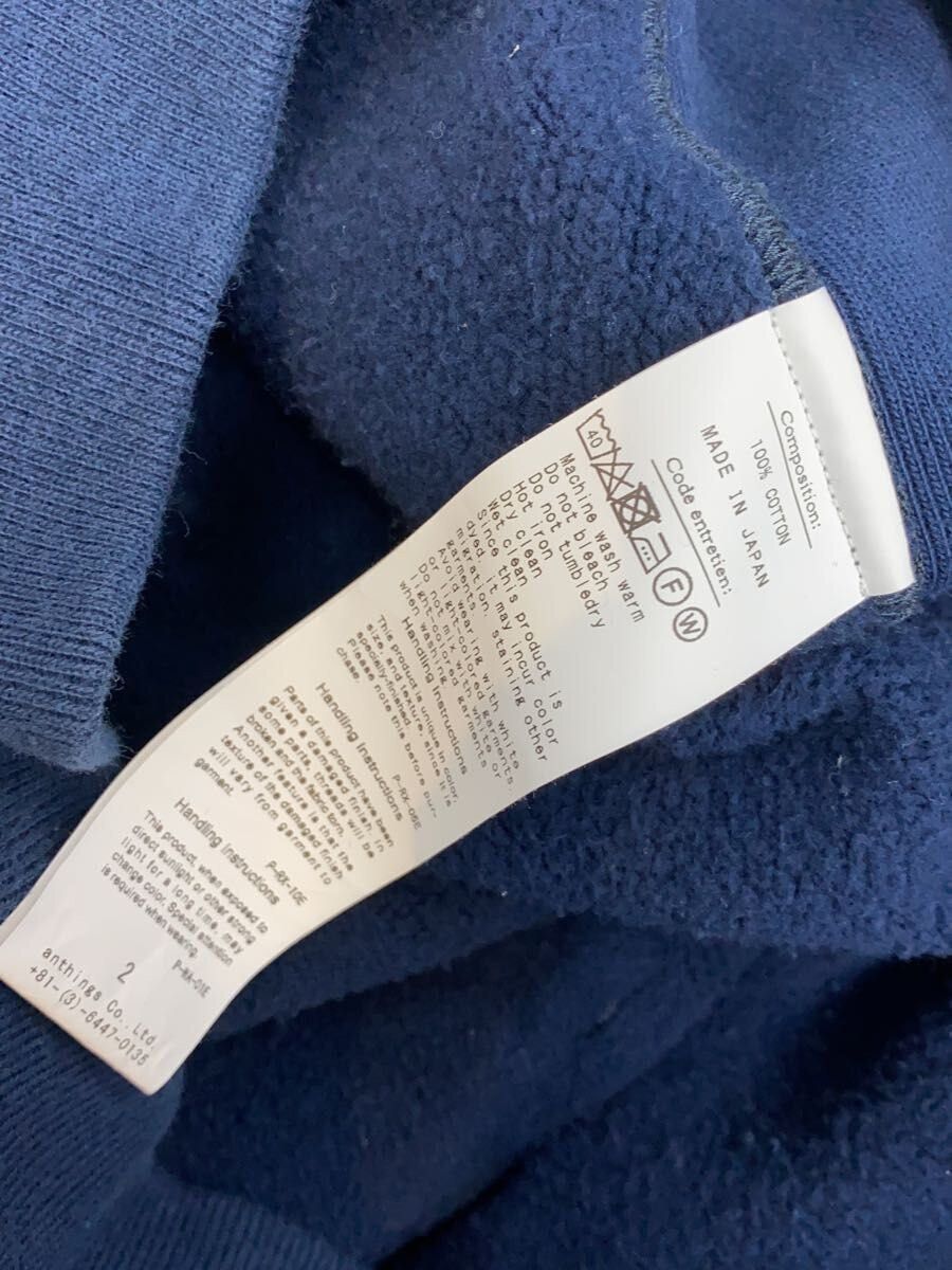 A.PRESSE Blue Cotton Vintage Half Zip Sweat Hoodie Size US M / EU 48-50 / 2 - 4 Thumbnail