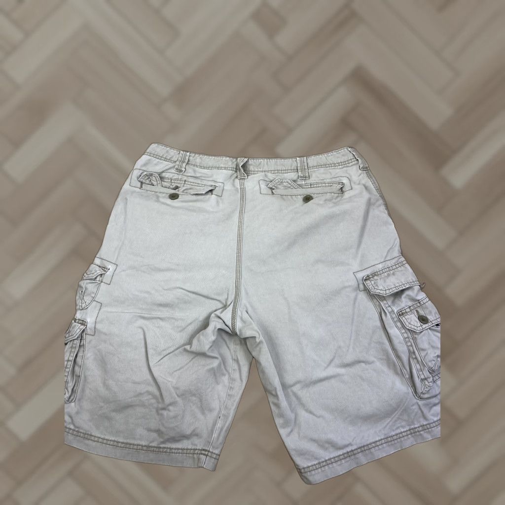 Lee Lee Cargo Shorts Beige 34 Men Regular Cotton Pockets Outdoor Casual Waist 34/34 Mens Size US 34 / EU 50 - 1 Thumbnail