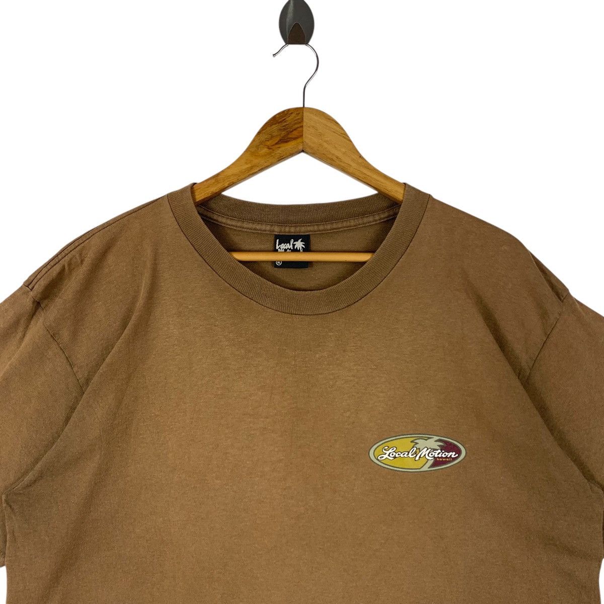 Vintage Vintage 90s LOCAL MOTION sun faded big logo Surfing tee Size US XL / EU 56 / 4 - 3 Thumbnail